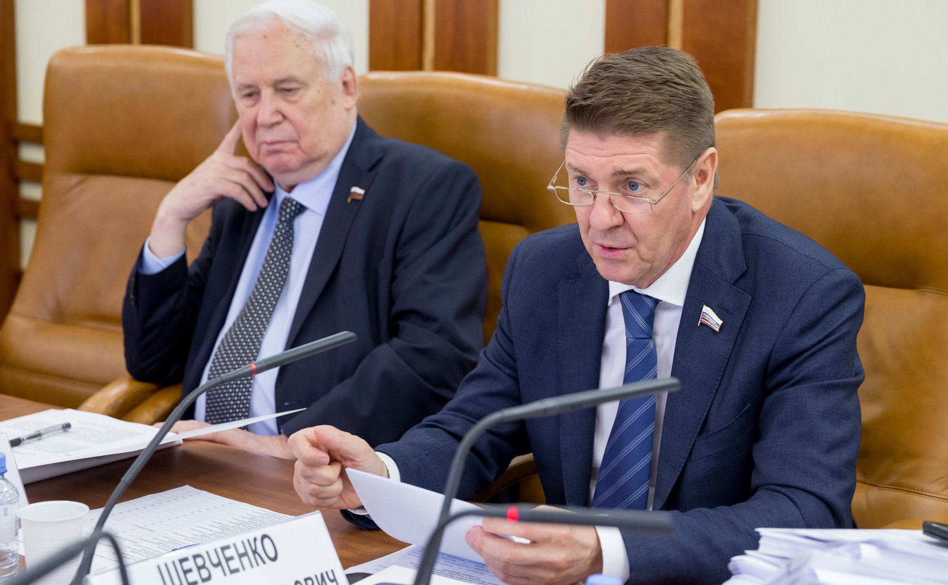 Николай Рыжков и Андрей Шевченко