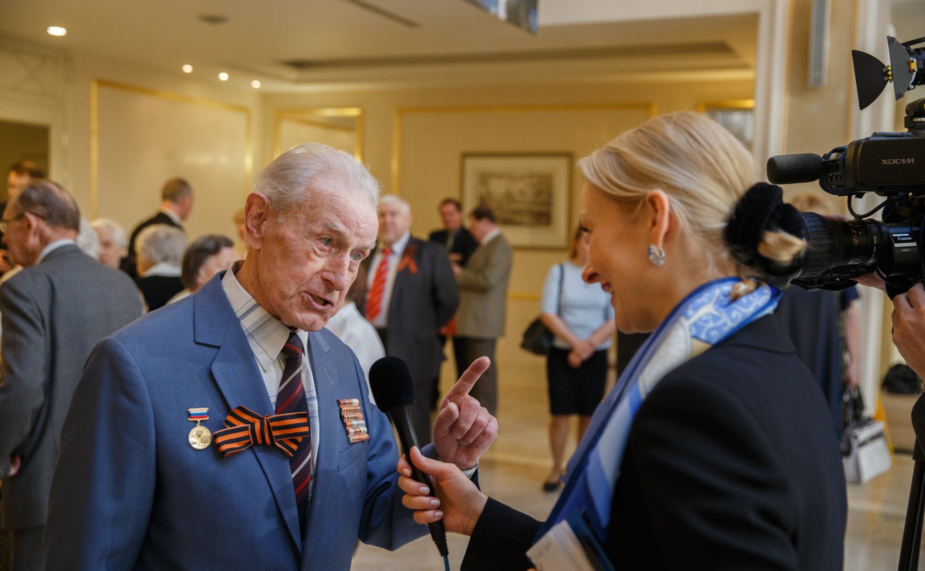 Торжественная встреча руководства Федерального Собрания с ветеранами Великой Отечественной войны