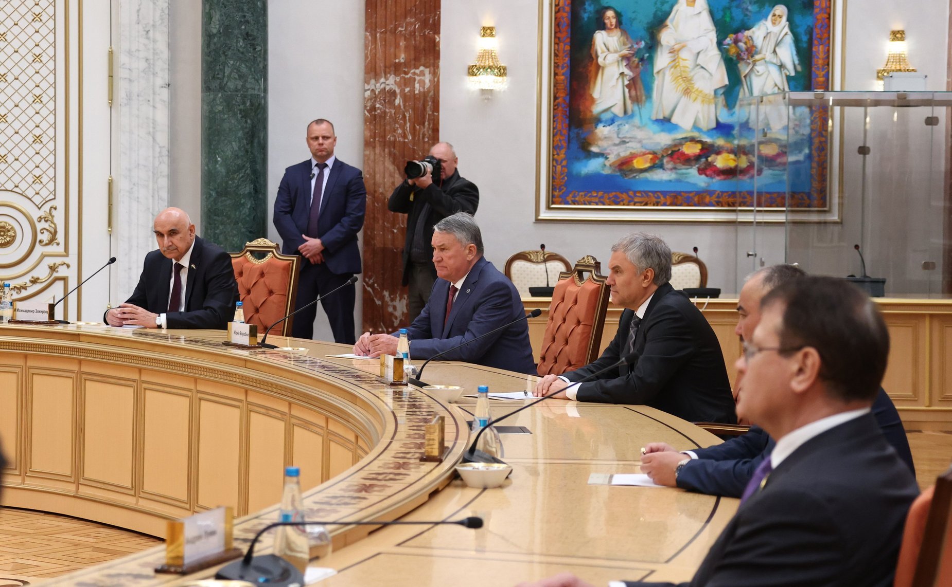 Встреча членов Совета ПА ОДКБ с Президентом Республики Беларусь Александром Лукашенко