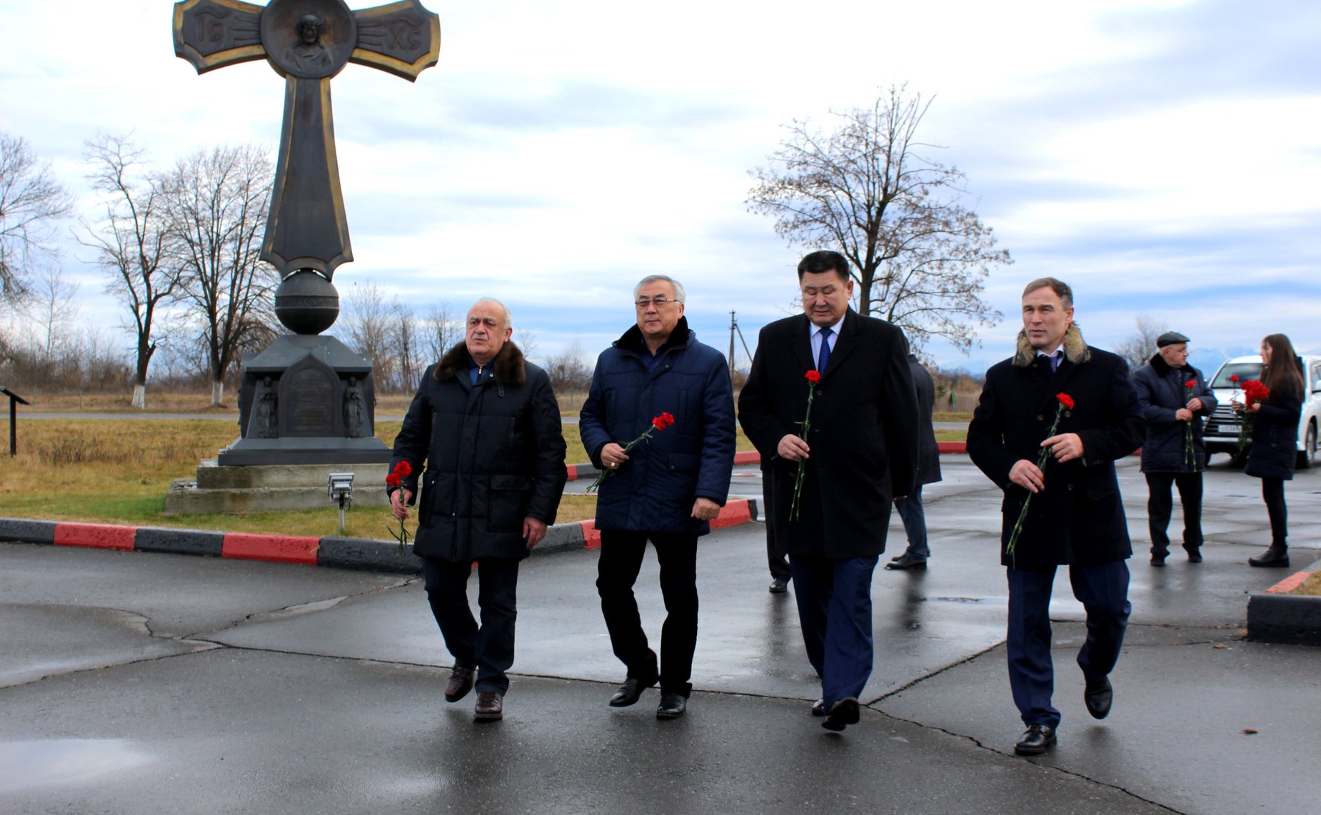 Баир Жамсуев и Вячеслав Мархаев посетили Северную Осетию