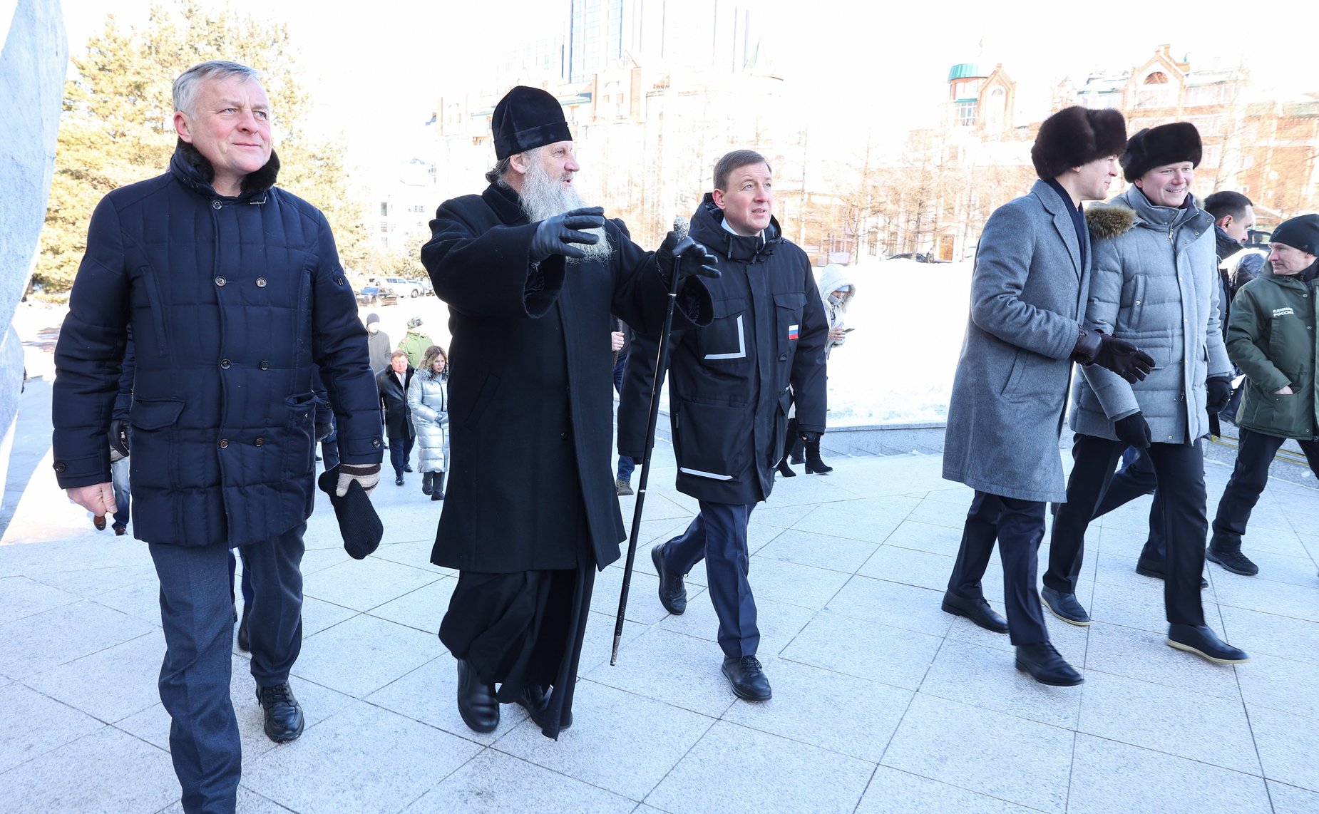 Андрей Турчак вместе с Михаилом Дегтяревым посетили храм Мемориального комплекса