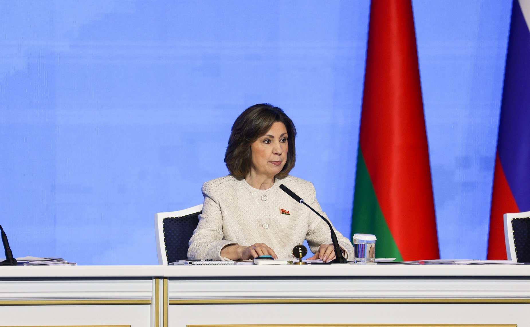 Председатель Совета Республики Национального собрания Республики Беларусь Наталья Кочанова