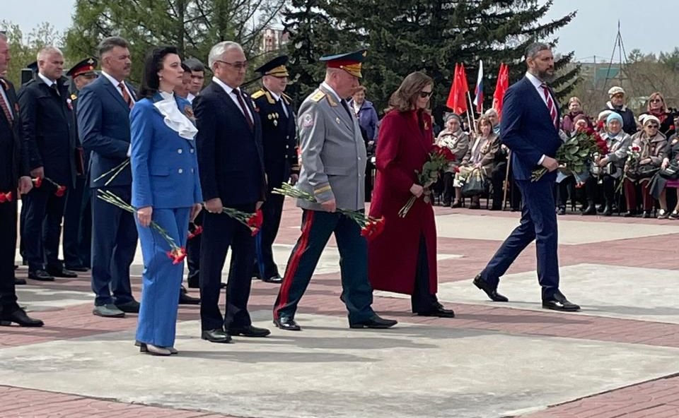 Баир Жамсуев в регионе принял участие в торжественных мероприятиях, посвященных 79-й годовщине Великой Победы