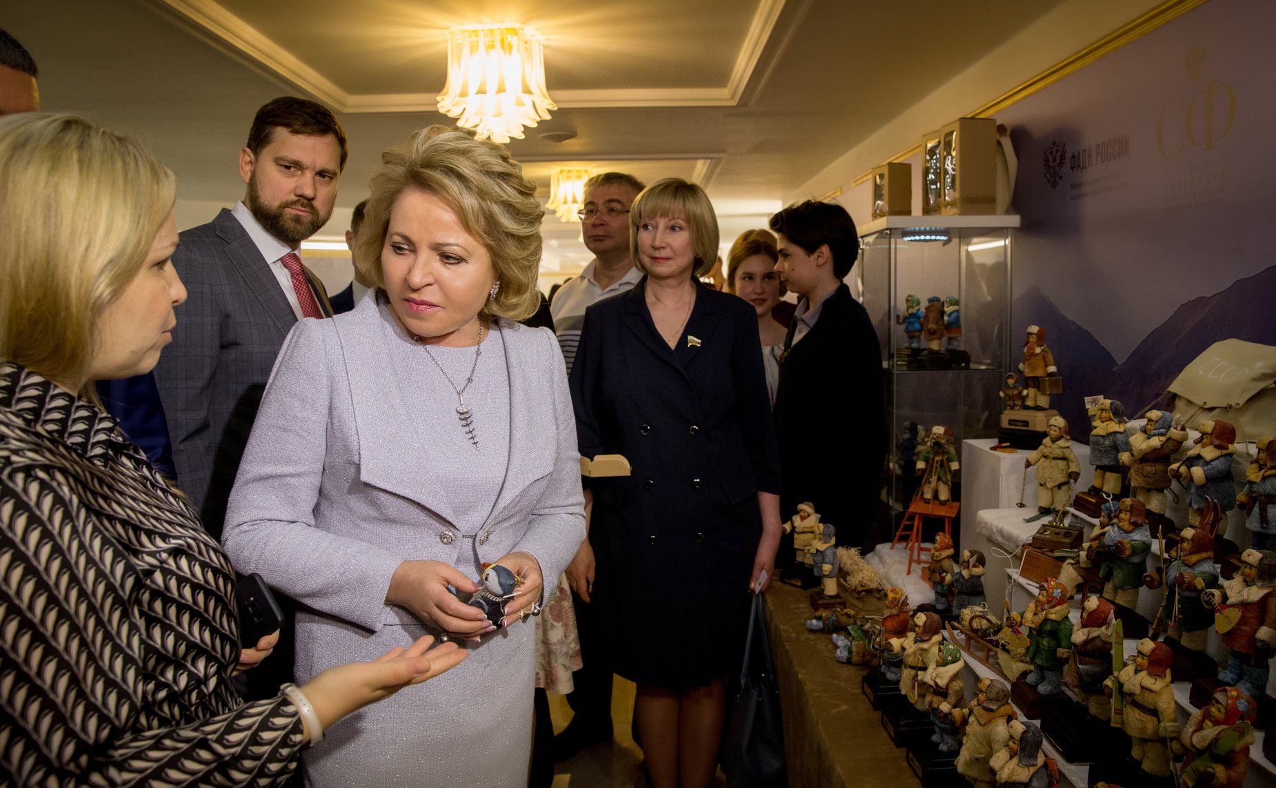 Выставка народного декоративно-прикладного искусства «Мастера – молодым. Хранители Арктики» в Совете Федерации
