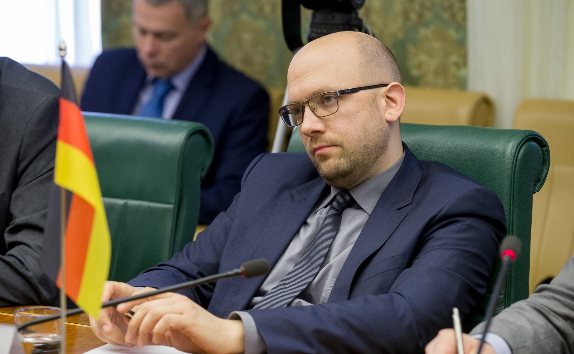 Встреча А. Климова с членом Комитета по международным делам Бундестага ФРГ Мануэлем Заррацином