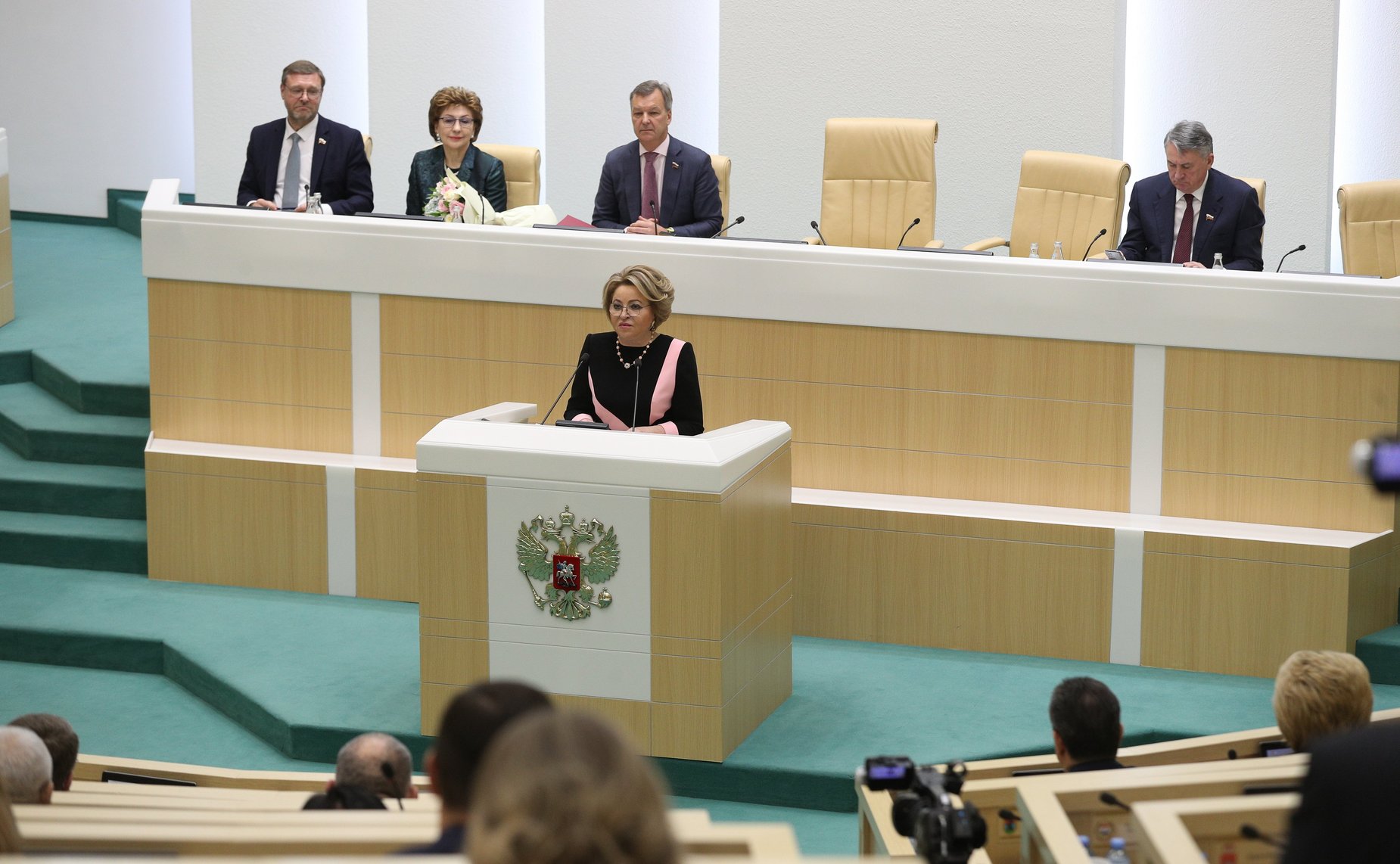 Выступление Председателя Совета Федерации Валентины Матвиенко на 515-м заседания Совета Федерации