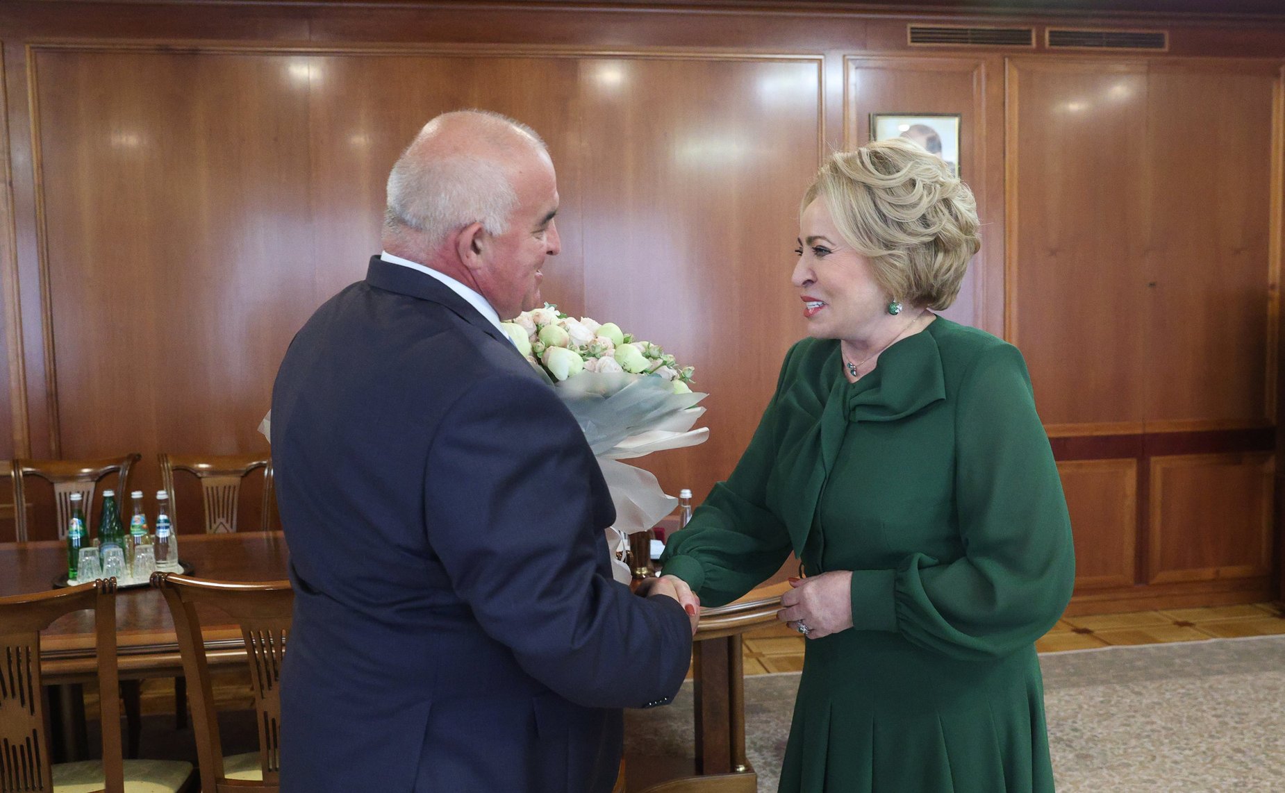 Встреча Председателя Совета Федерации Валентины Матвиенко с губернатором Костромской области Сергеем Ситниковым