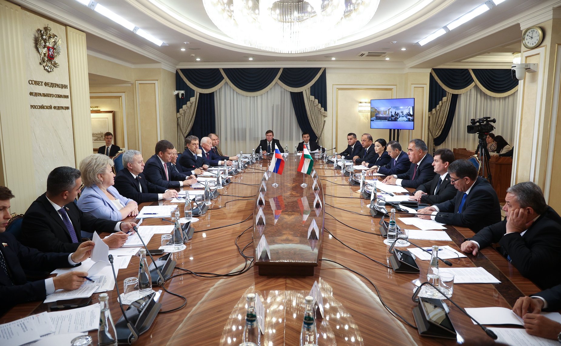 14-е заседание Комиссии по сотрудничеству Совета Федерации Федерального Собрания Российской Федерации и Маджлиси милли Маджлиси Оли Республики Таджикистан