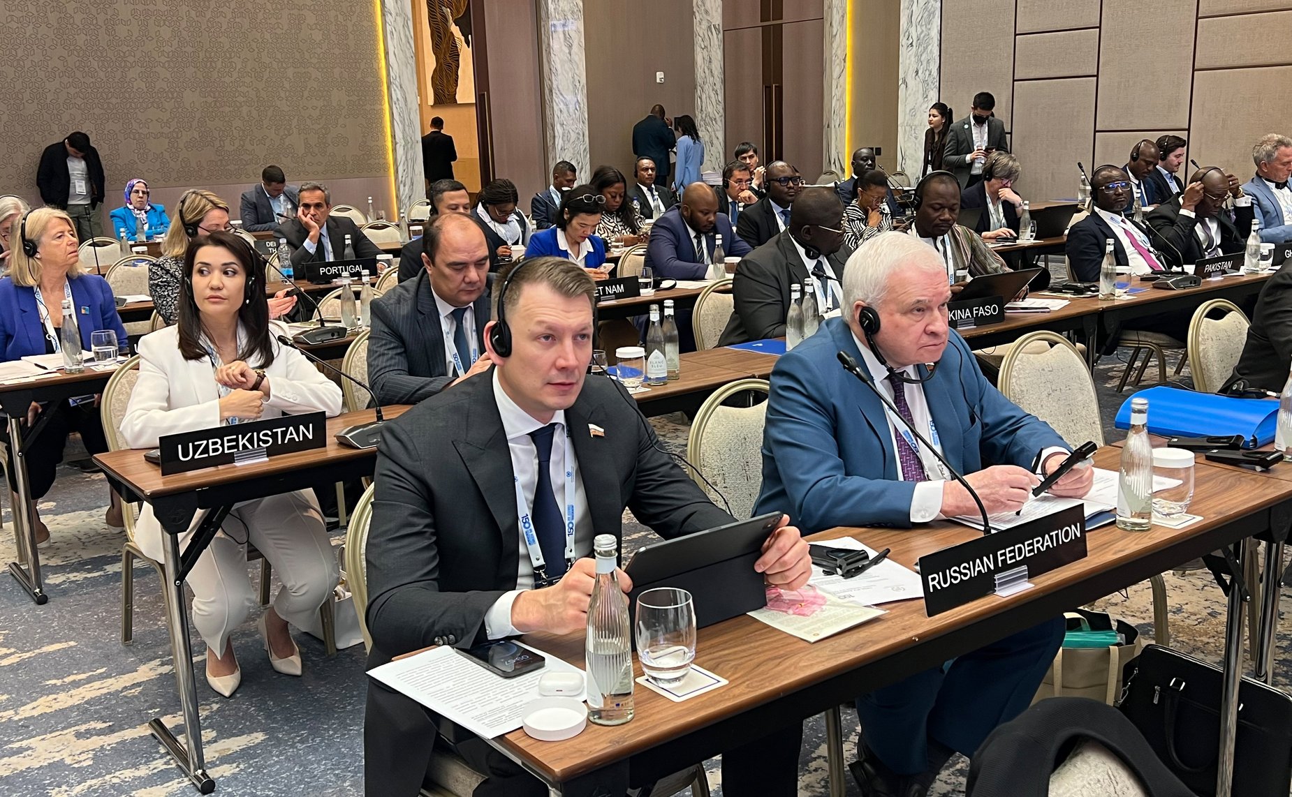 Рабочий визит делегации Совета Федерации во главе с Председателем СФ Валентиной Матвиенко в Республику Узбекистан для участия в мероприятиях юбилейной 150-й Ассамблеи Межпарламентского союза