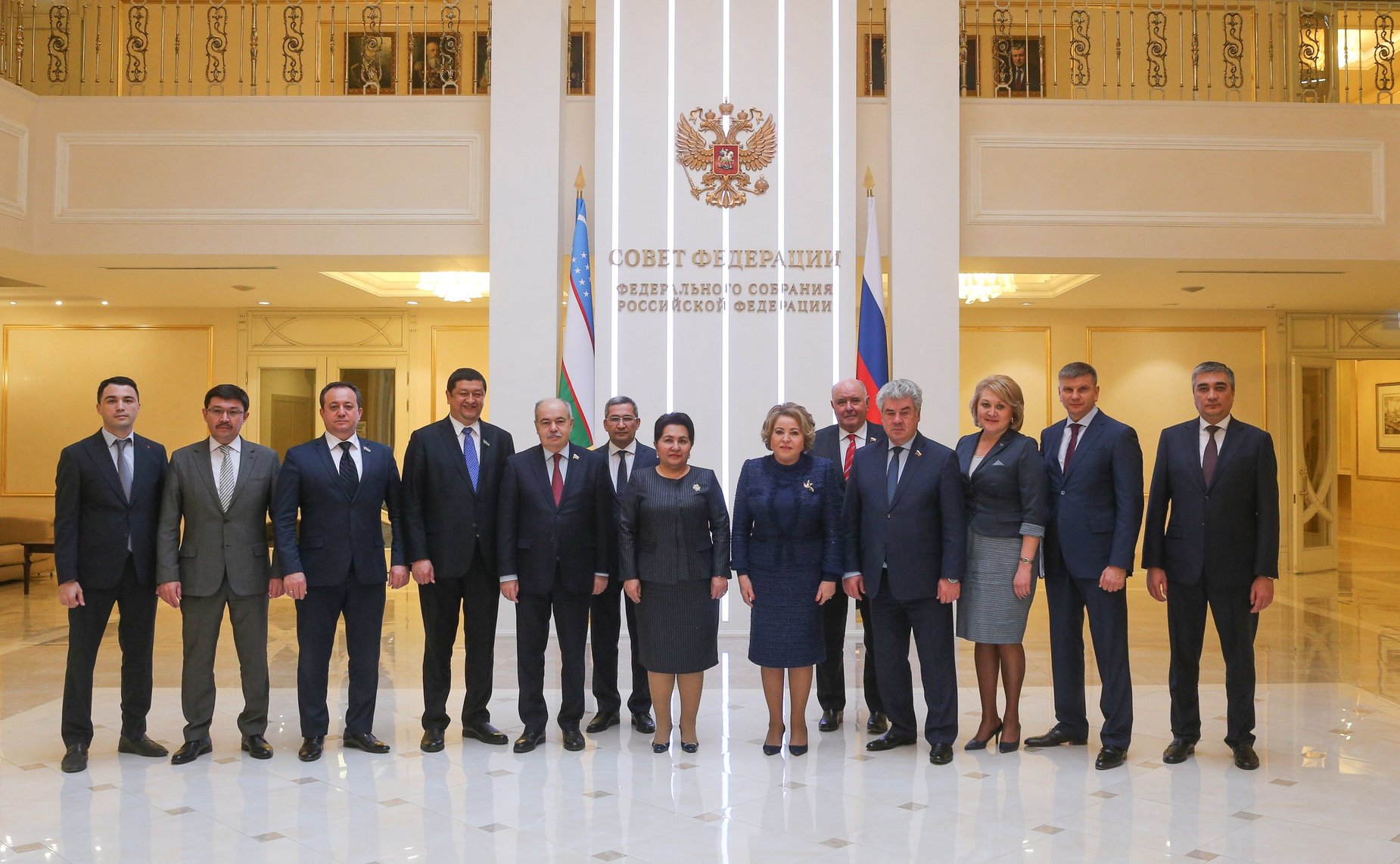 Встреча Валентины Матвиенко с Председателем Сената Олий Мажлиса Республики Узбекистан Танзилой Нарбаевой