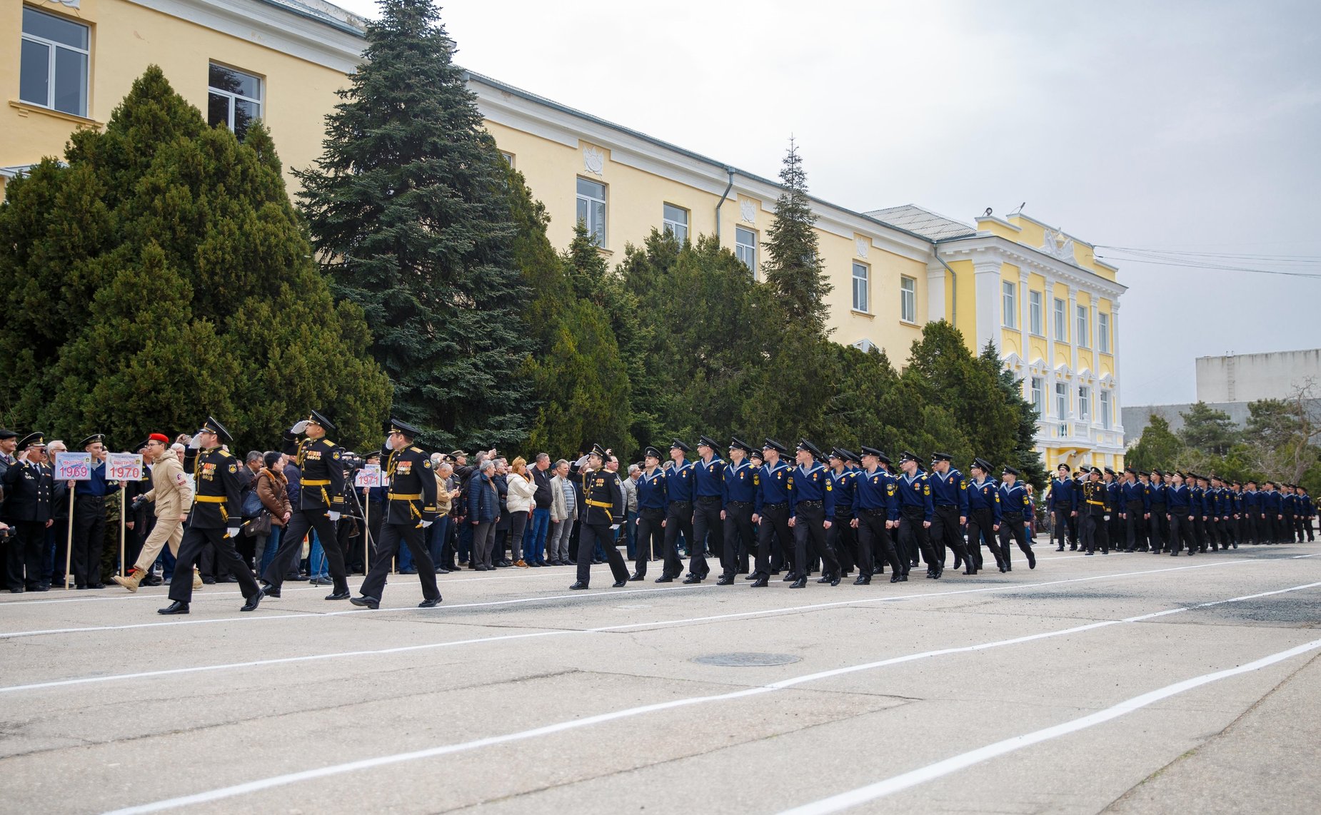 Екатерина Алтабаева приняла участие в торжествах по случаю 85-летия Черноморского высшего военно-морского ордена Красной звезды училища им. П. С. Нахимова