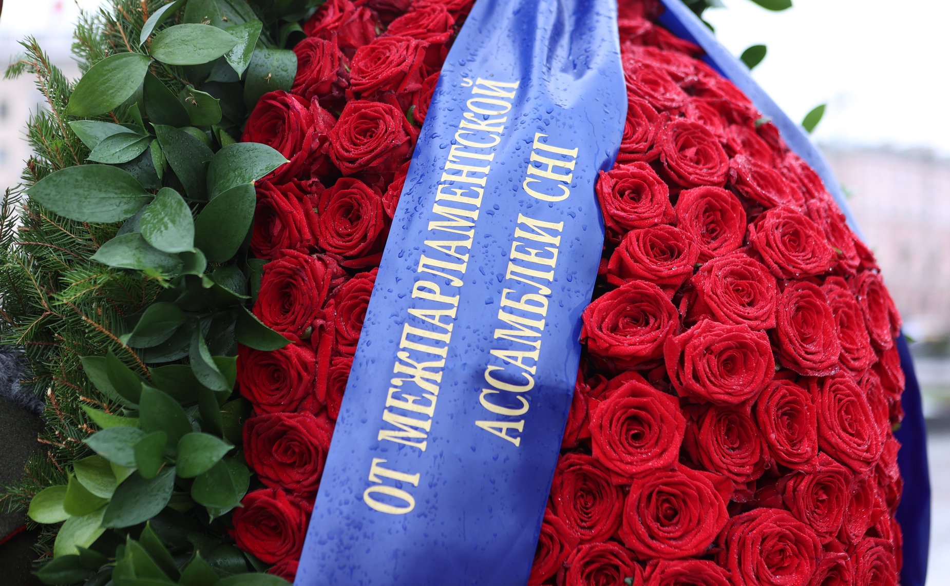 Заместитель Председателя Совета Федерации Инна Святенко приняла участие в Торжественном возложении цветов и венков к Монументу Победы