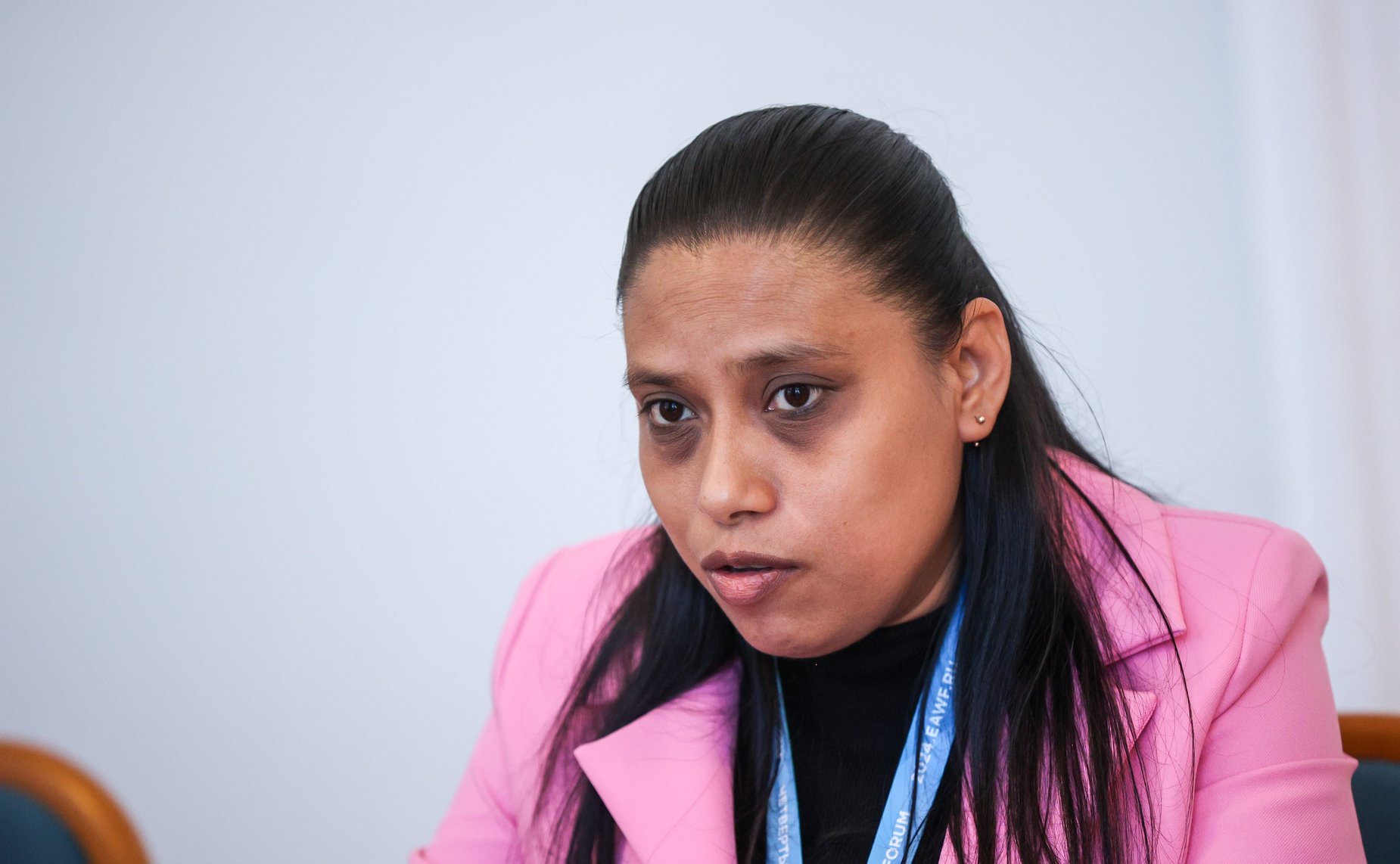 Встреча Константина Косачева с представителями Центральноамериканского парламента (ПАРЛАСЕН) Лиссет АРИАС и Аидой Бланко