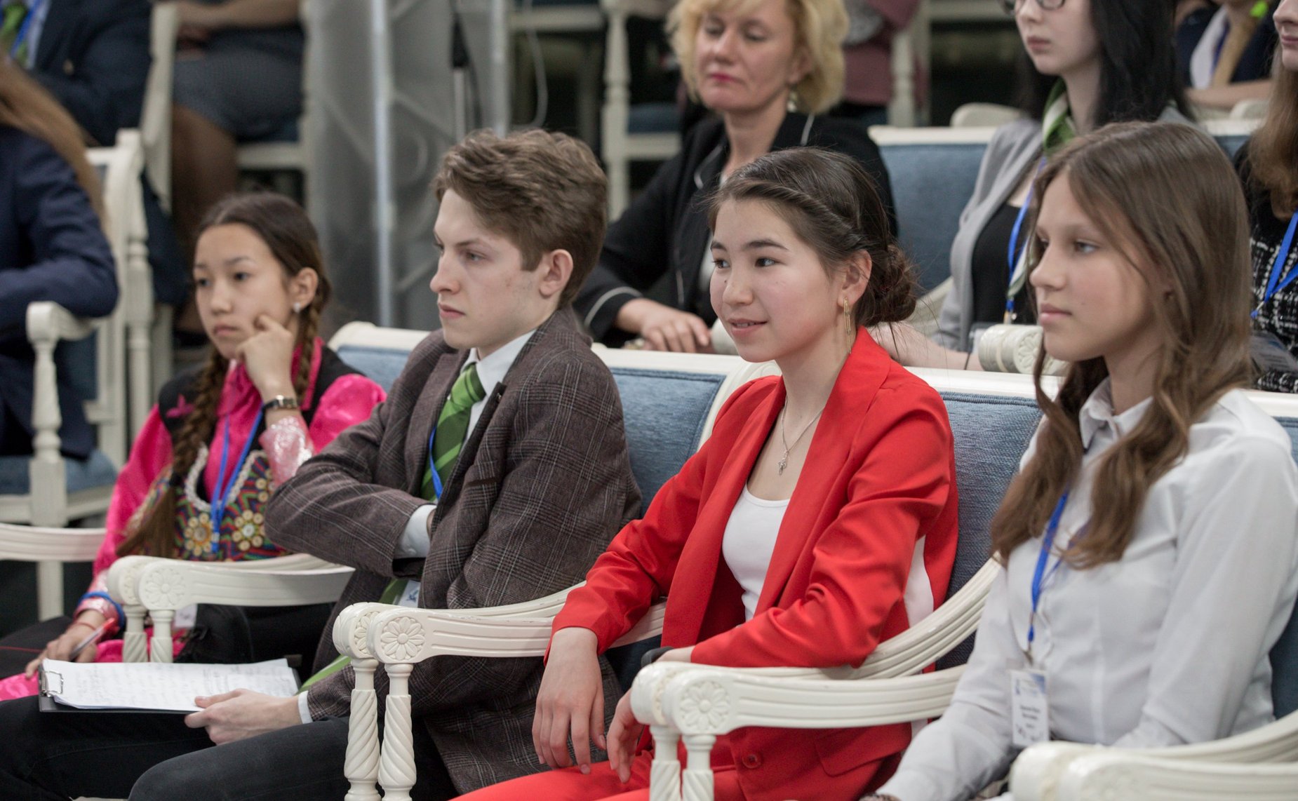 Встреча Л. Гумеровой с участниками XXVI Всероссийских юношеских чтений имени В.И. Вернадского