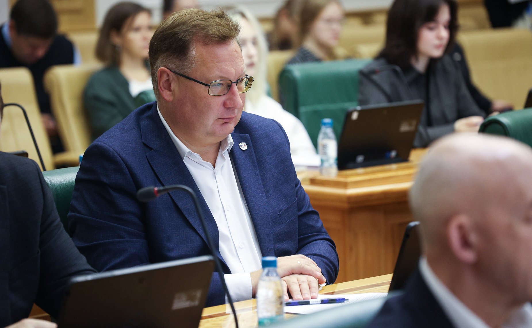 Написание Первого всероссийского аграрного диктанта сенаторами РФ и сотрудниками Аппарата СФ