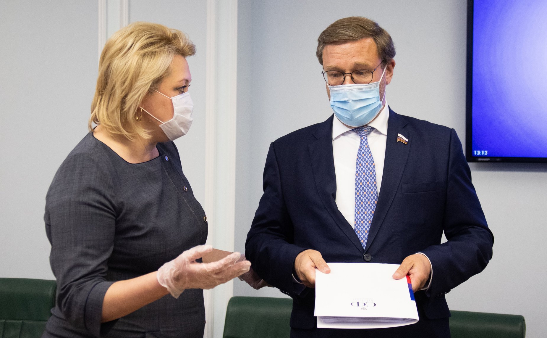 Рабочее совещание по вопросам развития сотрудничества России и Таджикистана