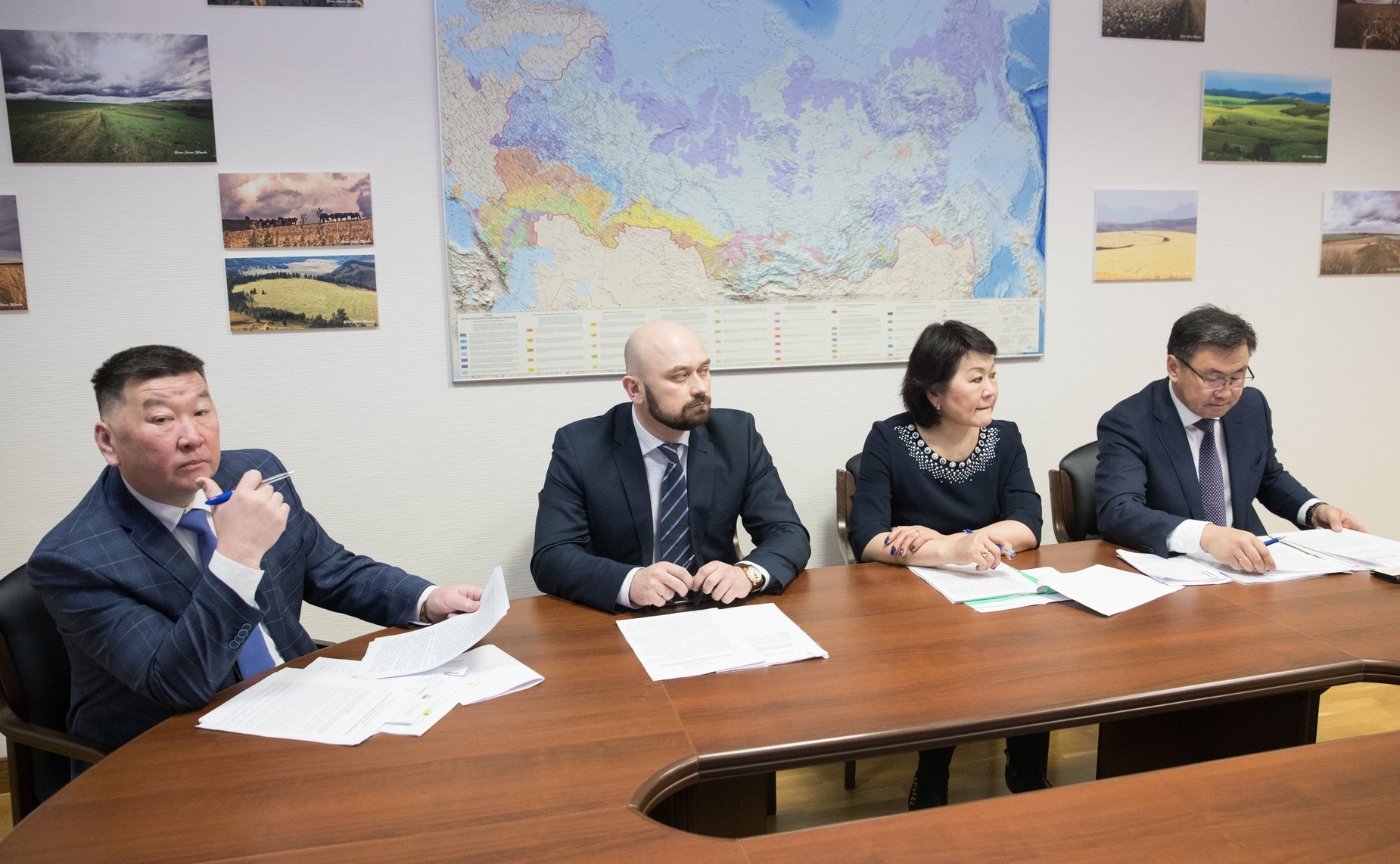 Встреча М. Щетинина с делегацией Республики Бурятия