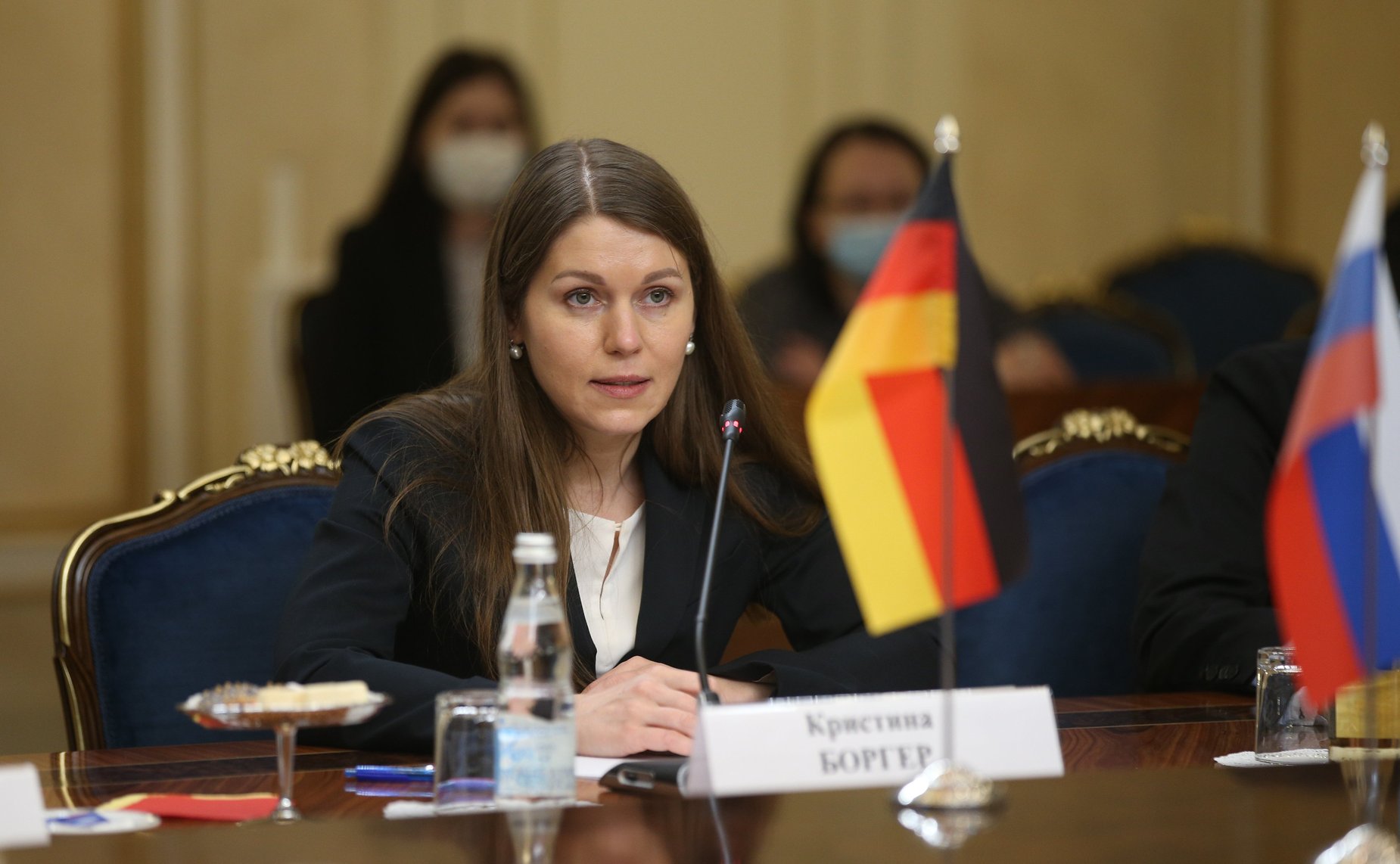 Встреча Константина Косачева со статс-секретарем Федерального министерства иностранных дел Германии Мигелем Бергером