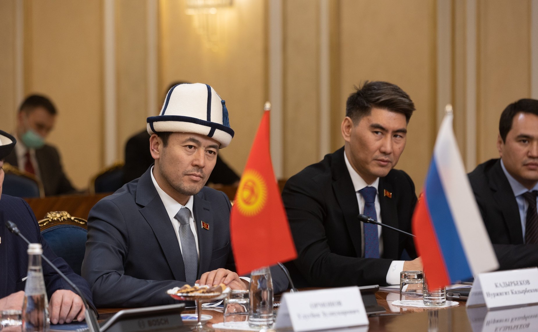 Встреча Председателя СФ Валентины Матвиенко с Председателем Жогорку Кенеша Киргизской республики