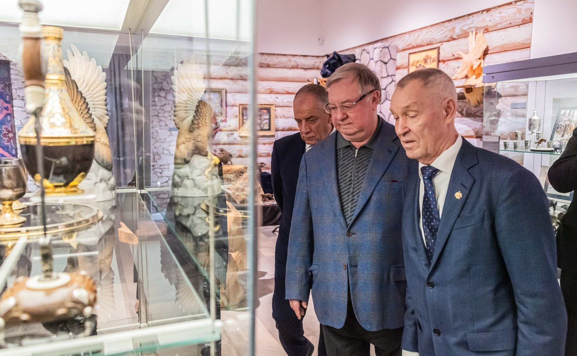 Сергей Митин принял участие в открытии выставочного проекта «Московский сокольничий»