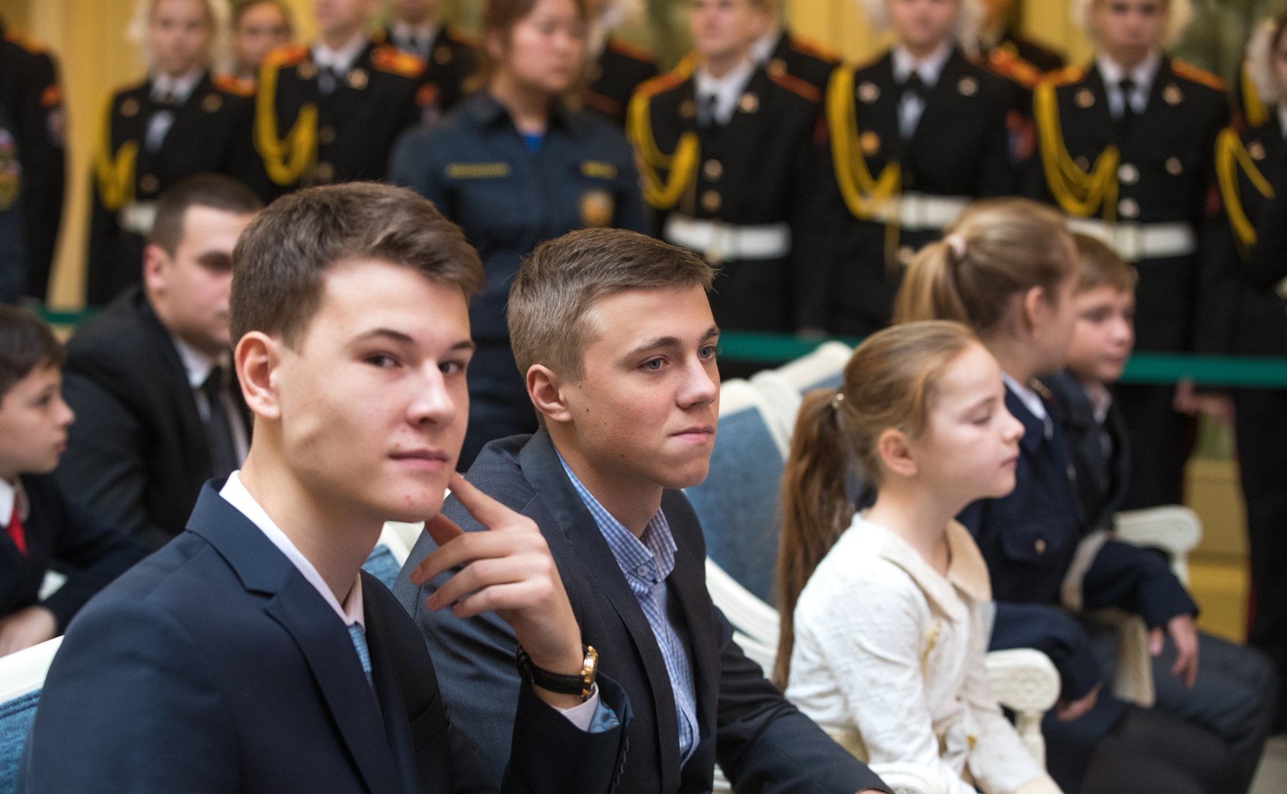 Торжественная церемония награждения и чествования детей и подростков, проявивших личное мужество в экстремальных ситуациях