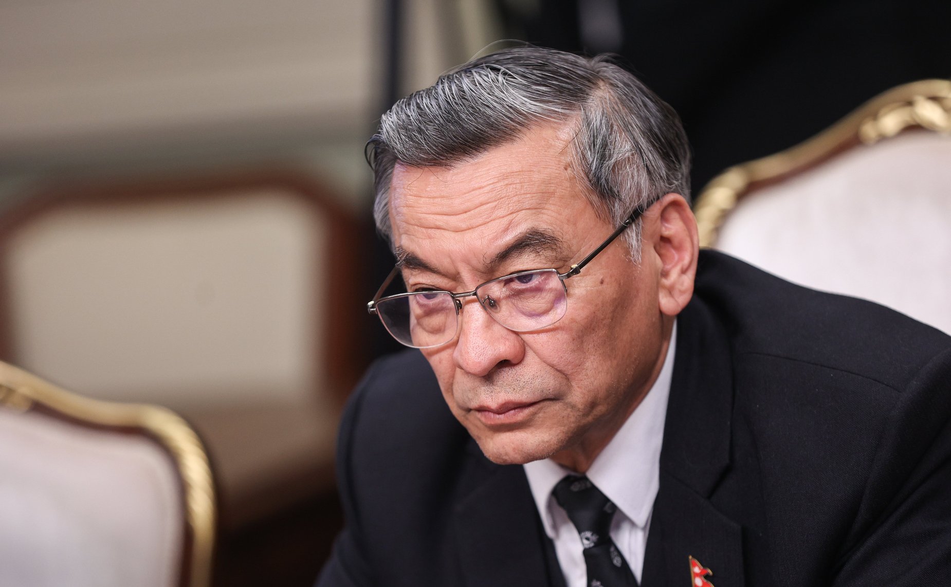 Андрей Денисов провел встречу с Чрезвычайным и Полномочным Послом Федеративной Демократической Республики Непал в Российской Федерации Миланом Туладхаром