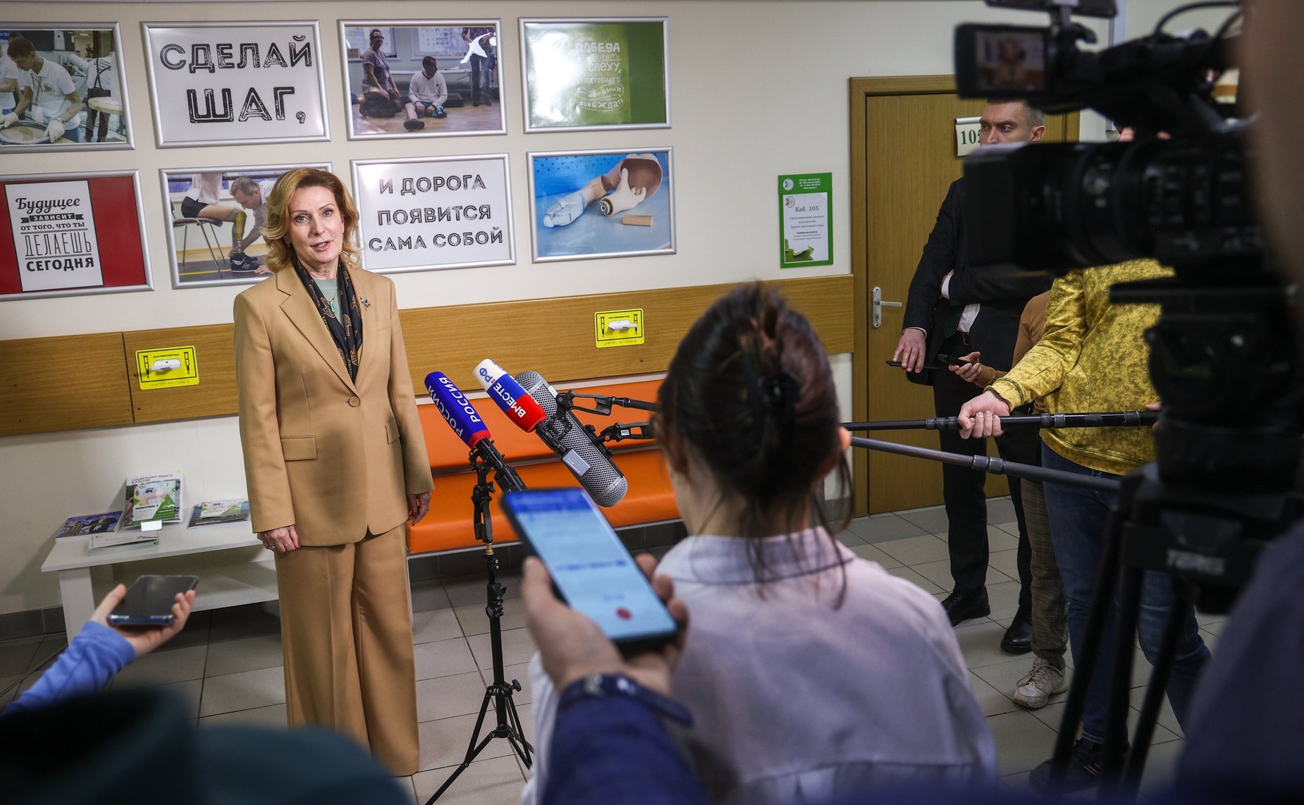 Пресс-подход заместителя Председателя Совета Федерации Инны Святенко