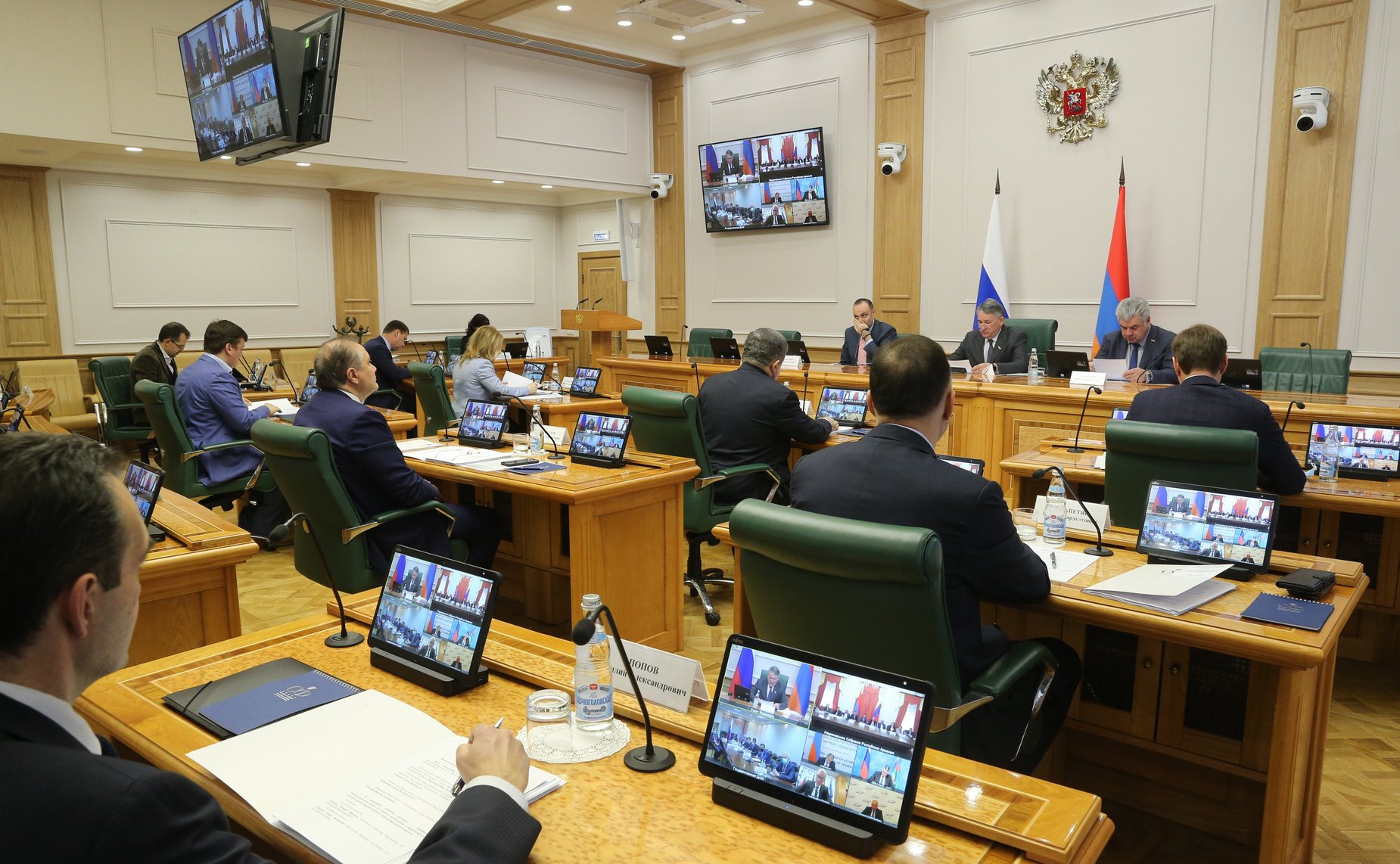 Заседание Межпарламентской комиссии по сотрудничеству Федерального Собрания РФ и Национального Собрания Республики Армения