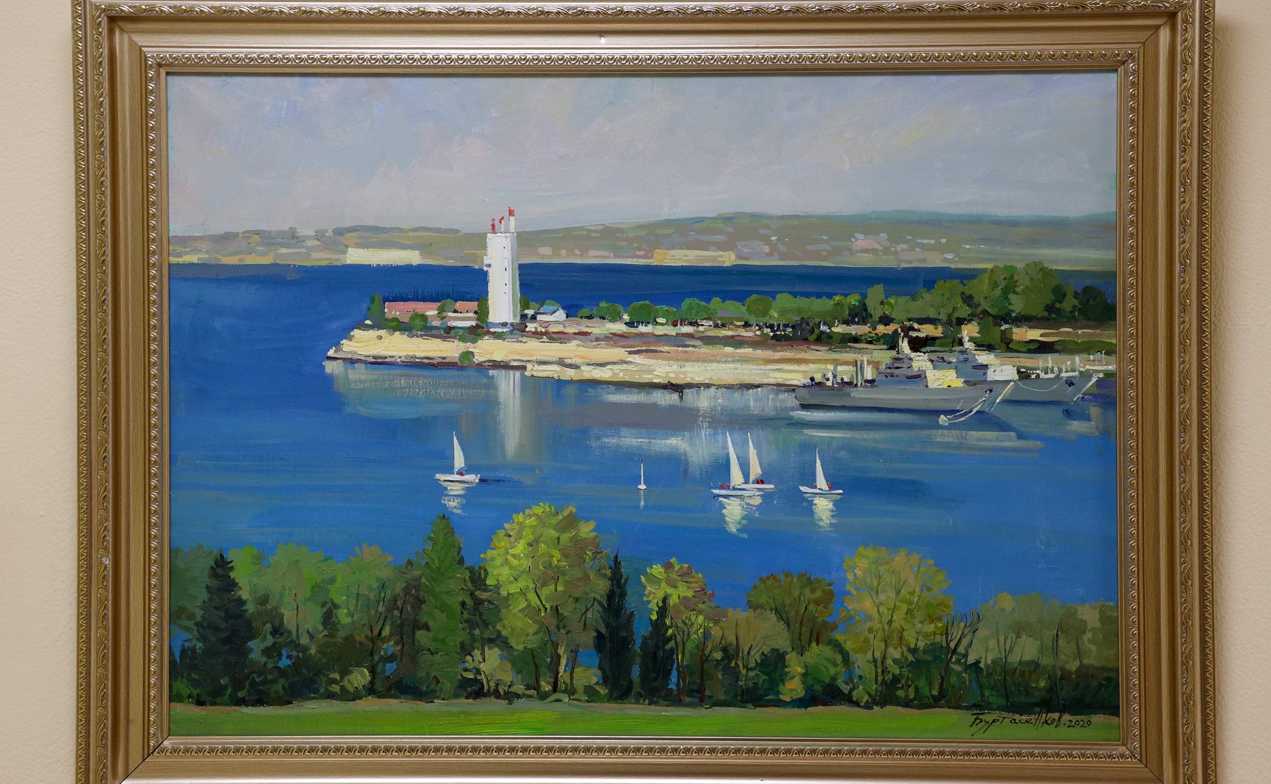 Церемония открытия выставки живописи А. Буртасенкова «Под Русским небом Крыма»