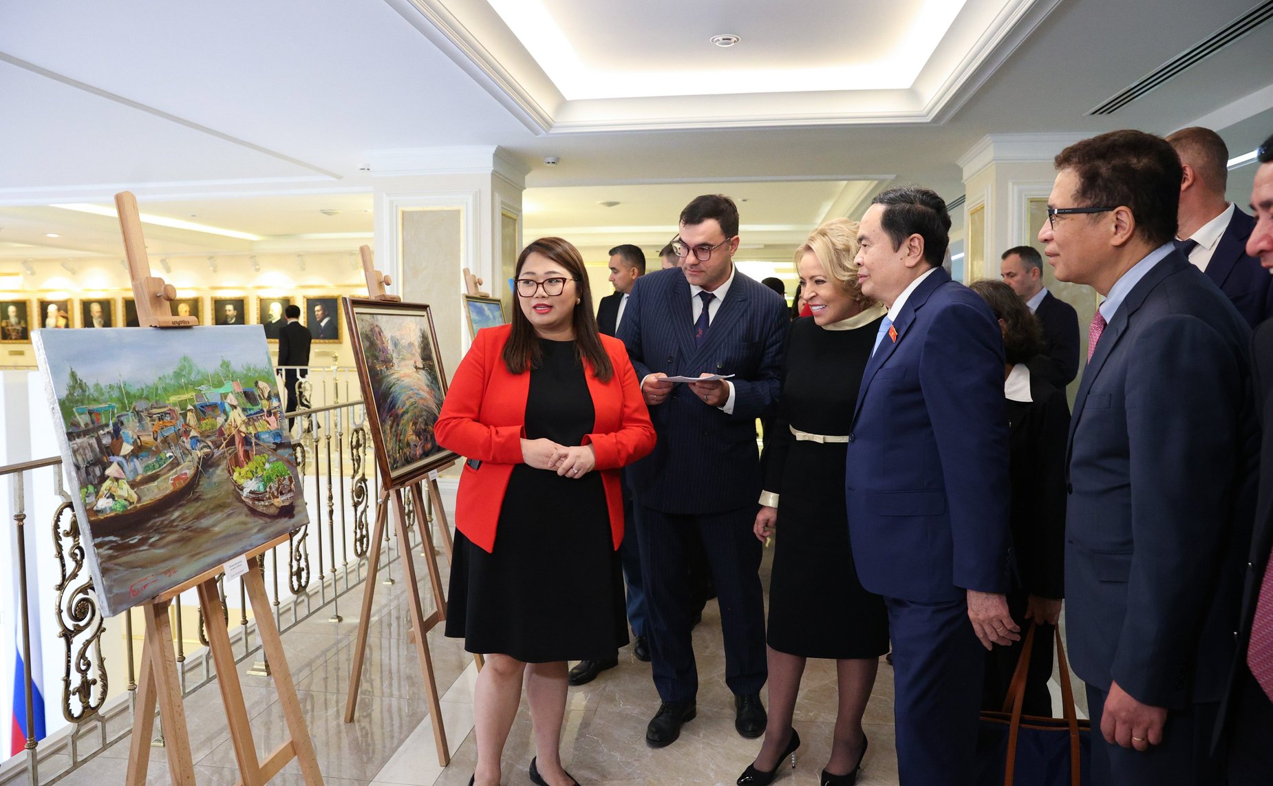Встреча Председателя СФ Валентины Матвиенко с Председателем Национального собрания Вьетнама Чан Тхань Маном