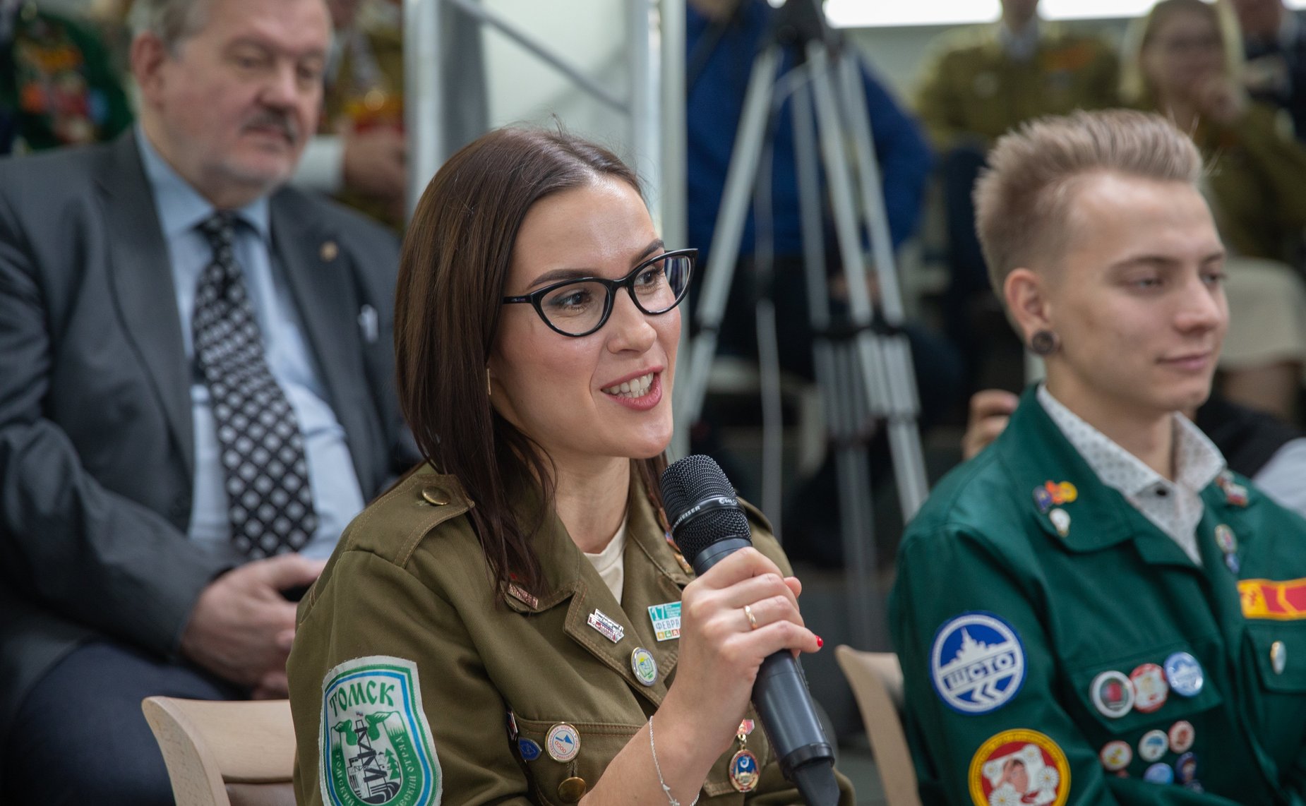 Встреча сенаторов с участниками Всероссийского слёта студенческих отрядов