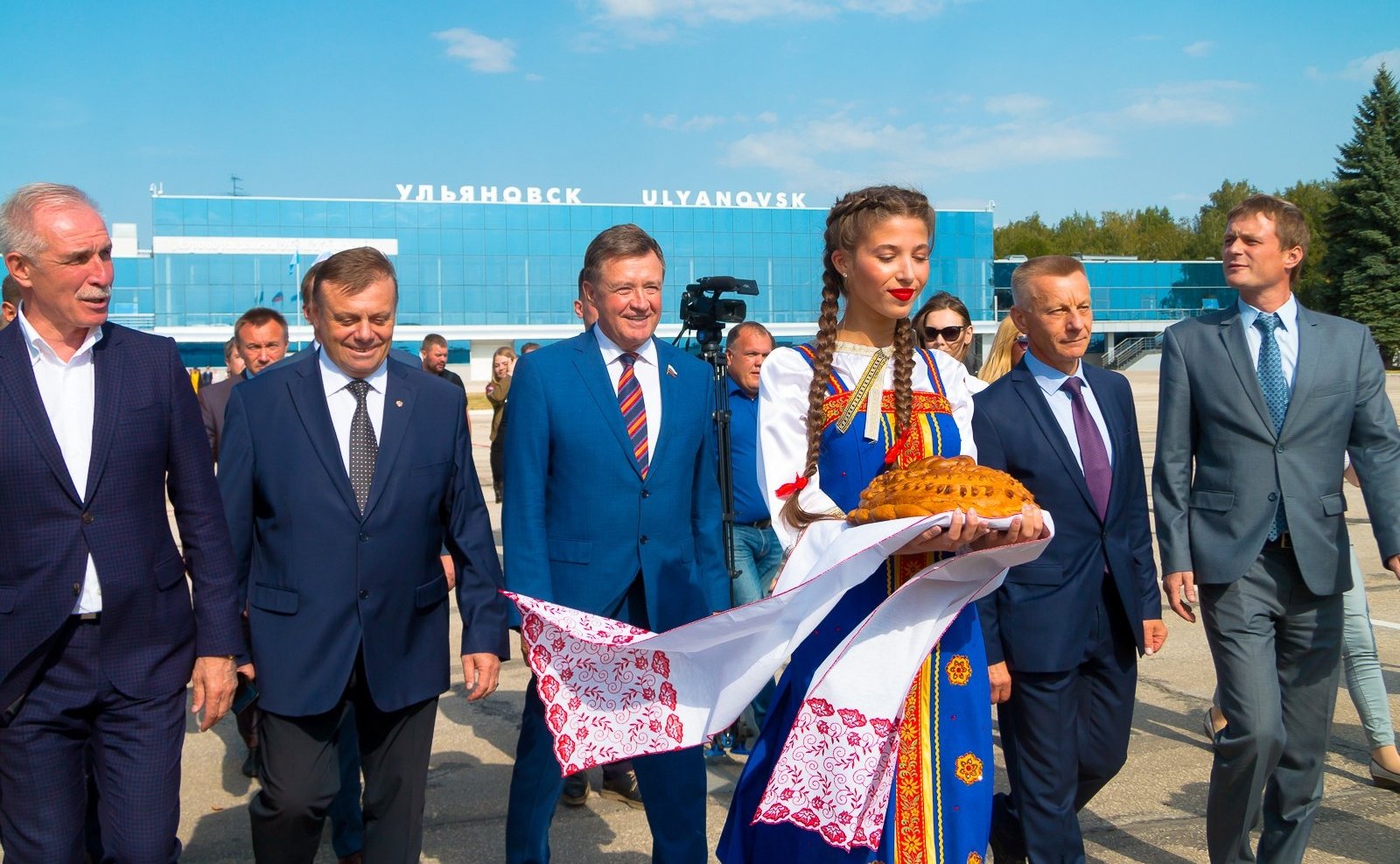 Открытие после реконструкции международного аэропорта имени Н.М. Карамзина