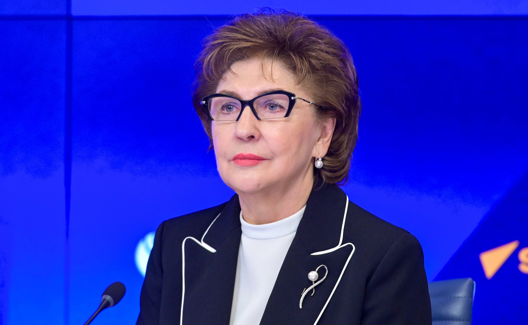 В пресс-центре «МИА Россия Сегодня» Галина Карелова приняла участие в пресс-конференции, посвященной проведении Всероссийского онлайн-марафона «Подвиг женщин Победы»