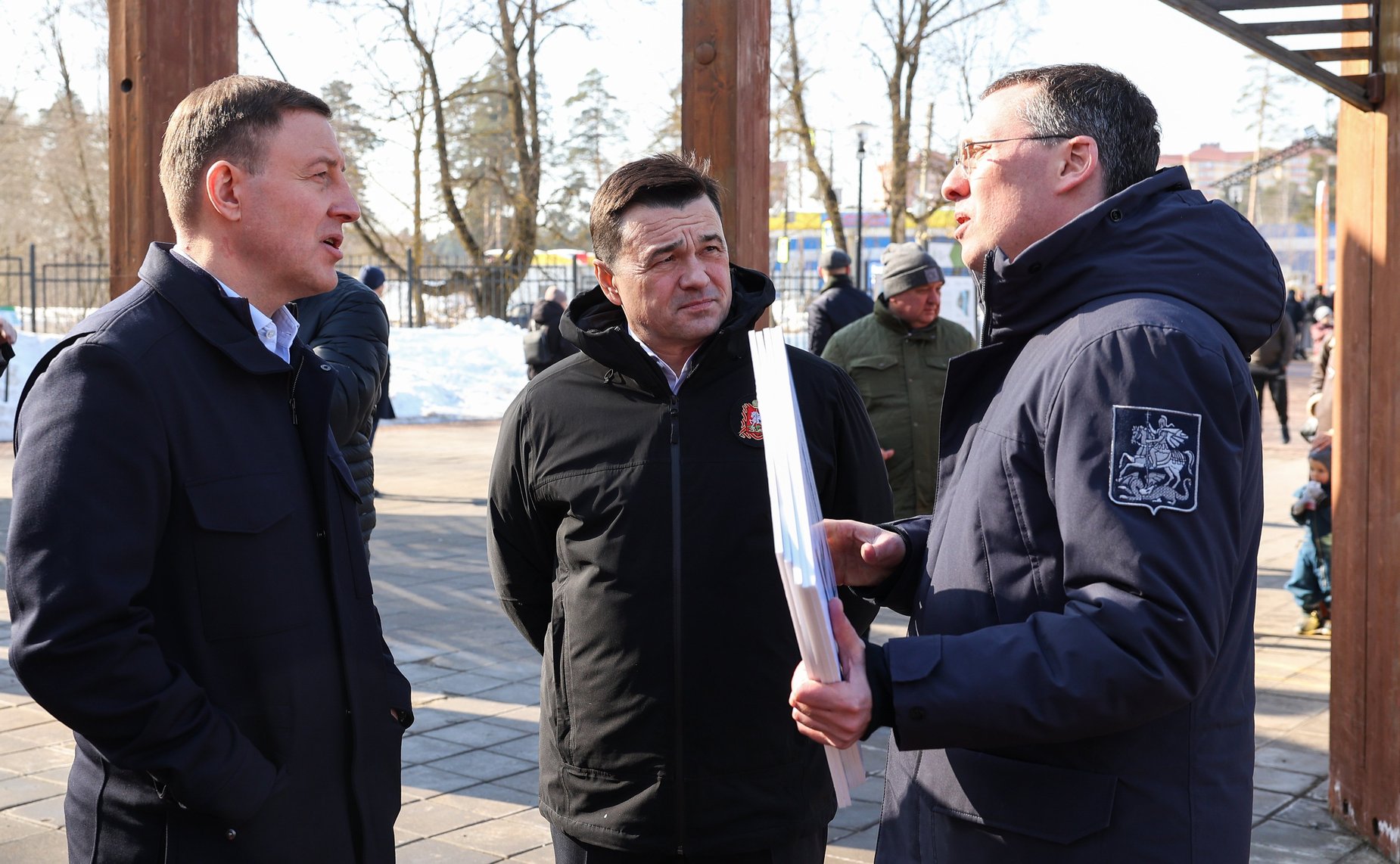 Рабочая поездка Андрея Турчака в Московскую область (фото Григорий Надток)