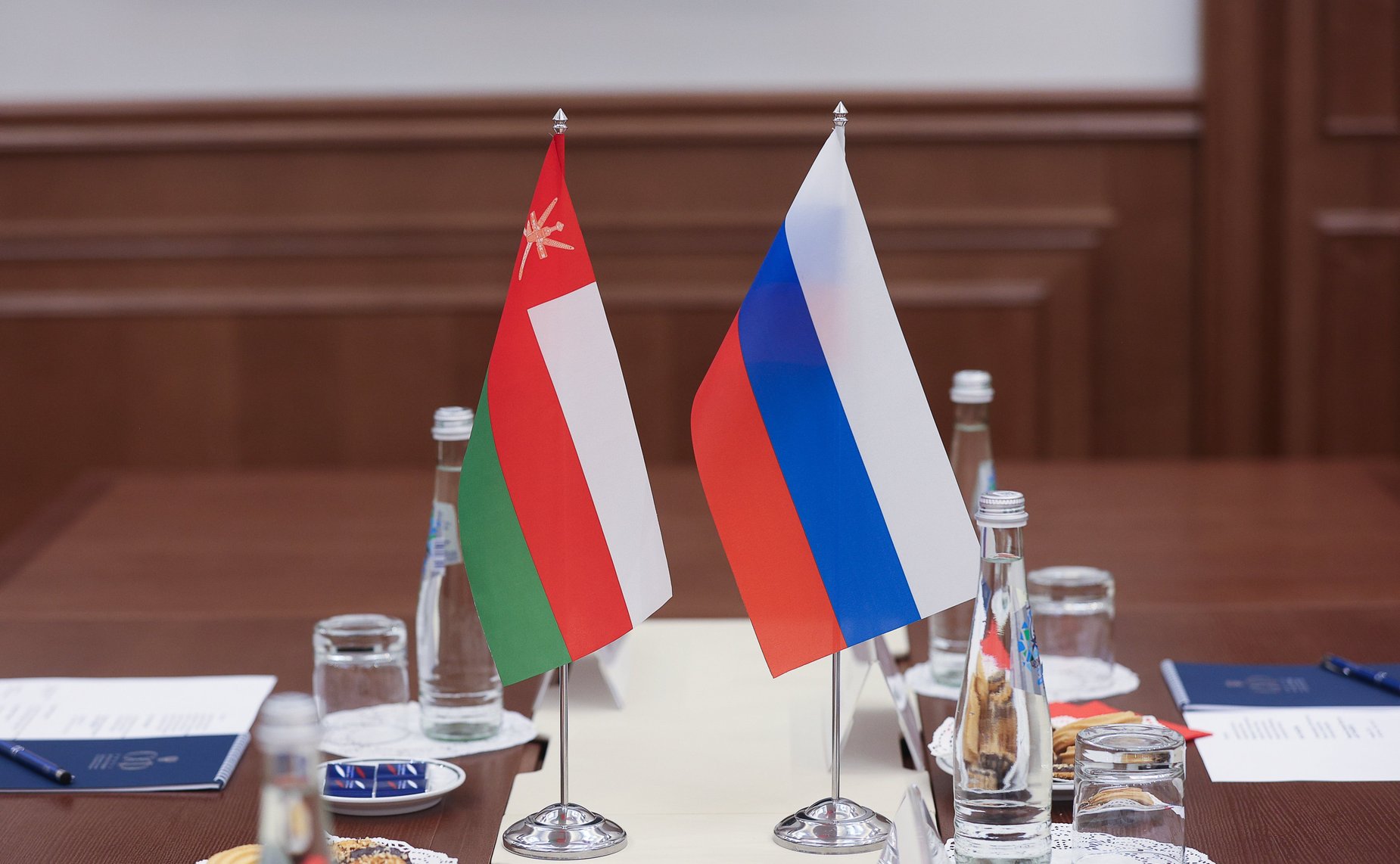 Встреча заместителя председателя Комитета СФ по социальной политике Мохмада Ахмадова с Чрезвычайным и Полномочным Послом Султаната Оман в РФ