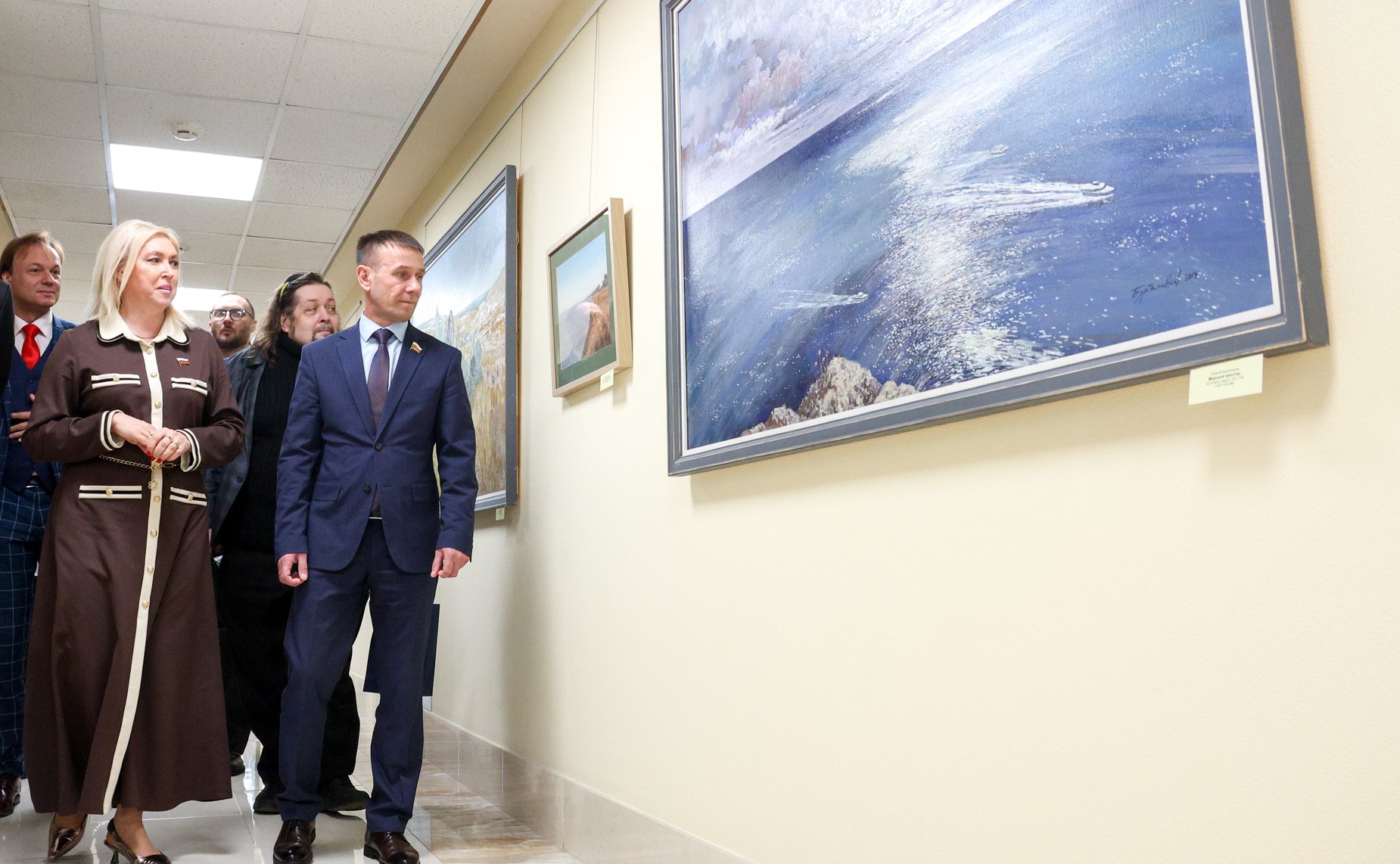 Церемония открытия выставки живописи А. Буртасенкова «Под Русским небом Крыма»