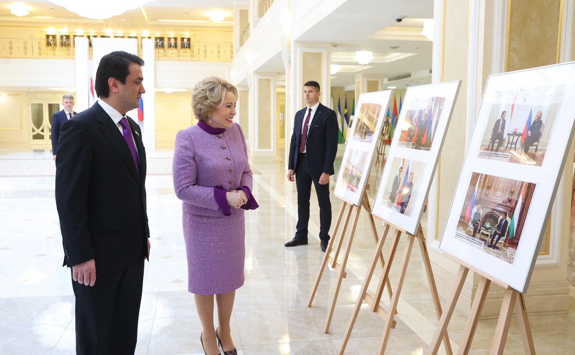 Валентина Матвиенко обсудила с Председателем Маджлиси милли Маджлиси Оли Республики Таджикистан Рустами Эмомали