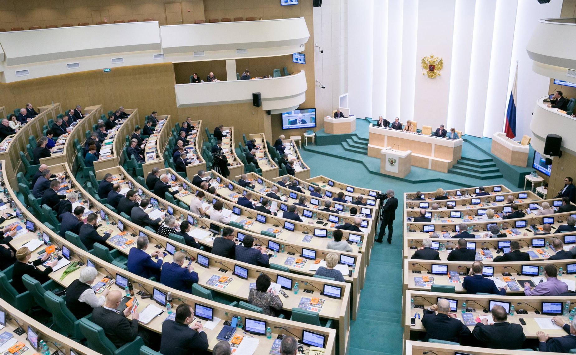 Зал заседания Совета Федерации