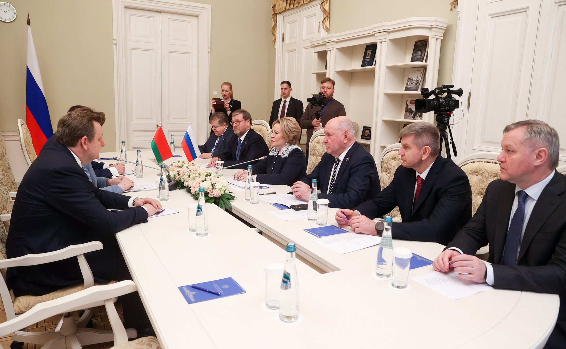 Валентина Матвиенко провела встречу с Председателем Совета Республики Национального собрания Республики Беларусь Натальей Кочановой