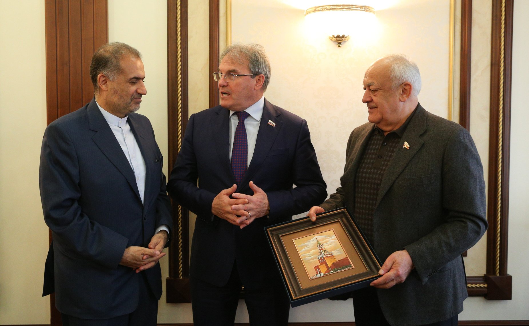 Встреча членов группы по сотрудничеству СФ с Собранием Исламского Совета Исламской Республики Иран с Чрезвычайным и Полномочным Послом Исламской Республики Иран в РФ