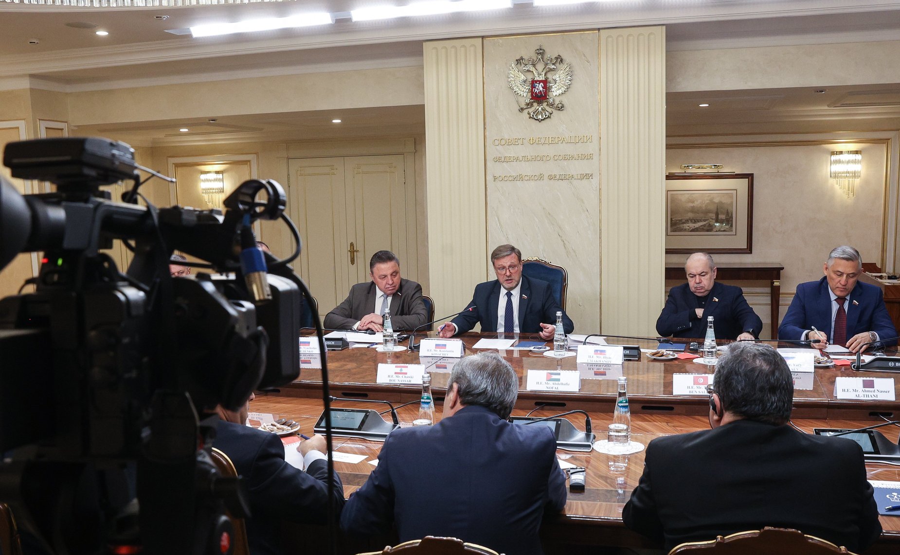 Константин Косачев провел встречу с главами дипломатических представительств арабских государств, аккредитованными в Российской Федерации