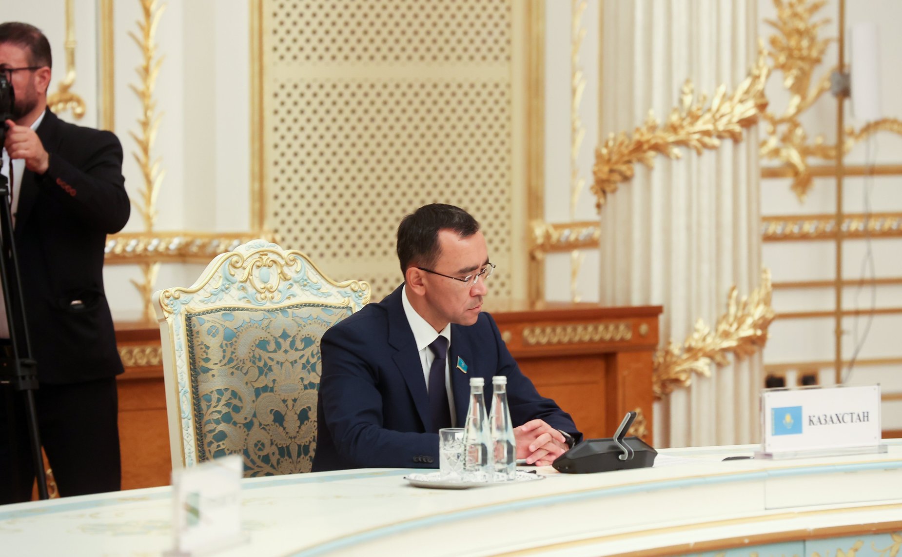 Участие Валентины Матвиенко во встрече Президента Республики Таджикистан Эмомали Рахмона с председателями парламентов, принимающими участие в Международной межпарламентской конференции «30-летие Конституции Республики Таджикистан»