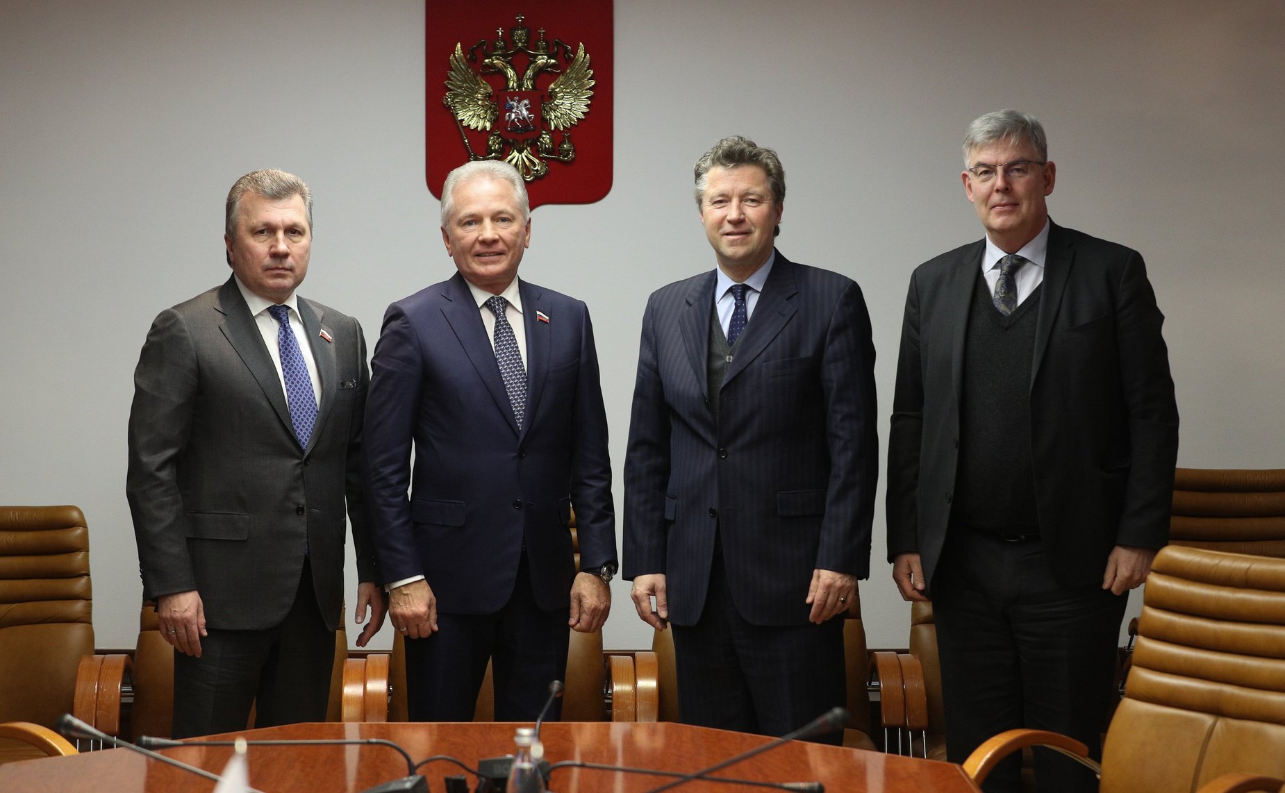 Встреча члена Комитета по экономической политике Валерия Пономарева с Чрезвычайным и Полномочным Послом Федеративной Республики Германия в РФ