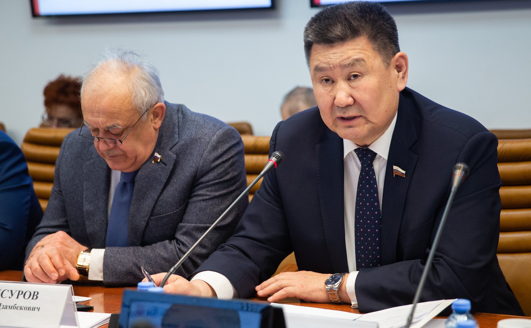 Таймураз Мамсуров и Вячеслав Мархаев