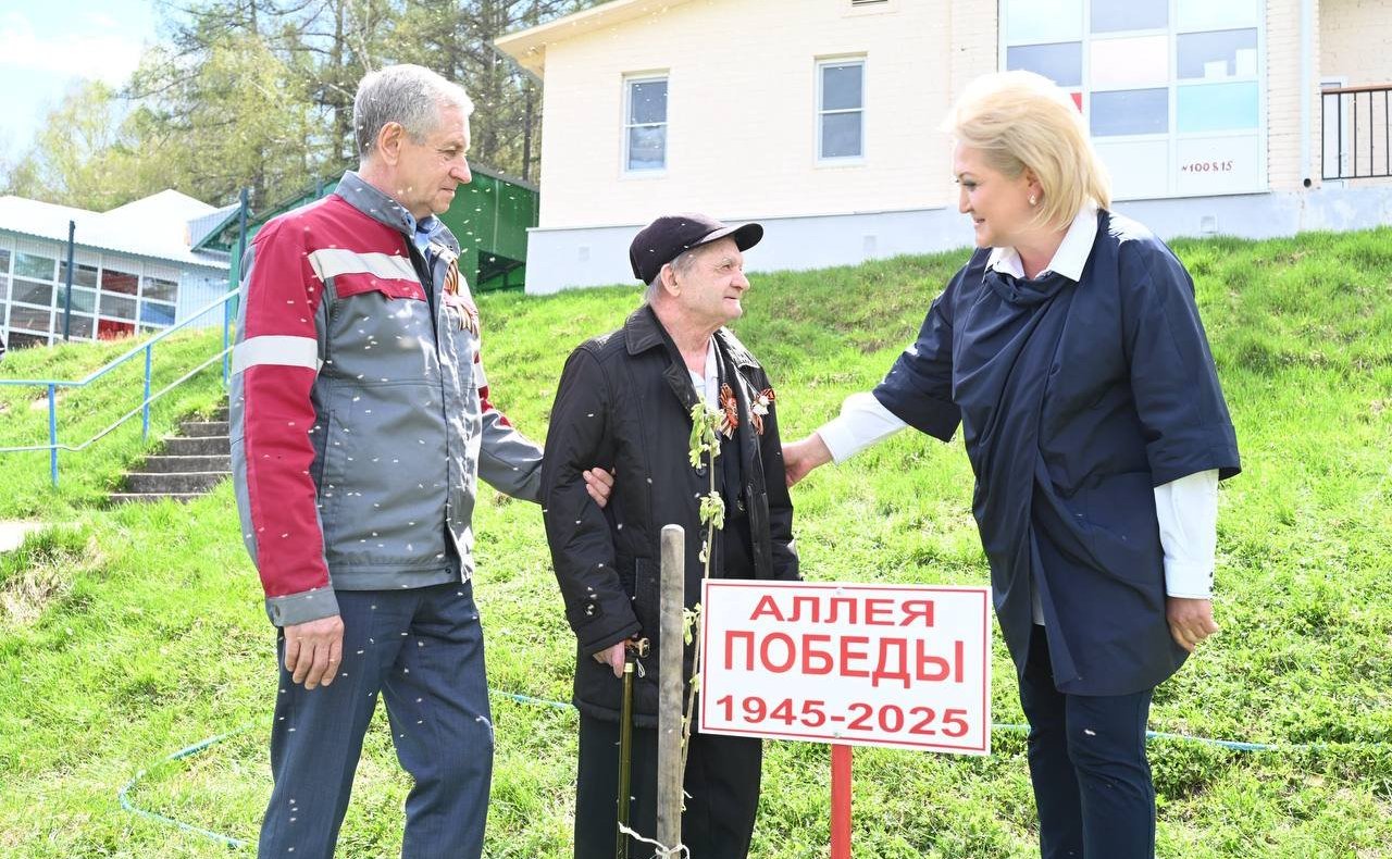 Лилия Гумерова в преддверии празднования 80-летия Великой Победы приняла участие в мероприятиях в Учалинском районе
