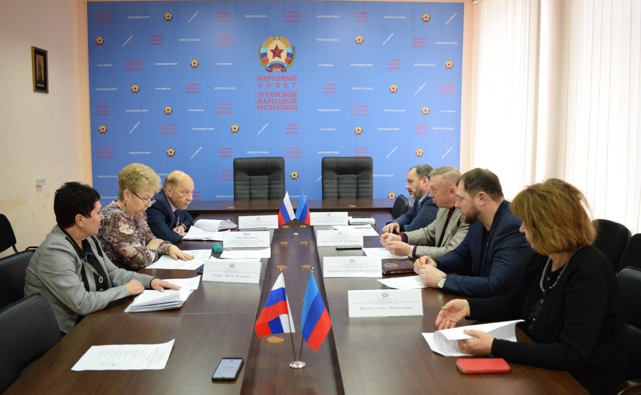 Ольга Бас приняла участие во внеочередном заседании профильного комитета Народного Совета ЛНР