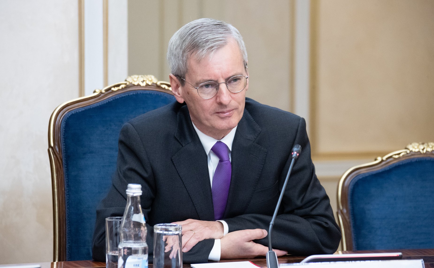 Встреча К. Косачева с Чрезвычайным и Полномочным послом Великобритании в РФ Лори Бристоу