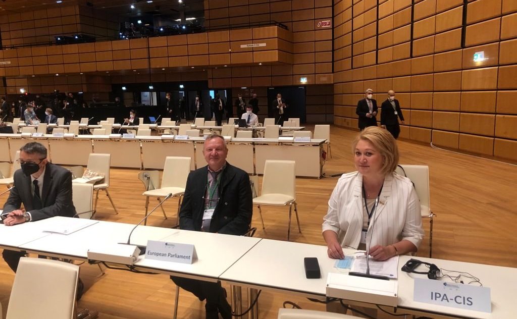 Лилия Гумерова выступила в ходе тематической панельной дискуссии «Парламенты и глобальное управление: незавершенная повестка дня», состоявшейся в рамках 5-й Всемирной конференции спикеров парламентов в Вене