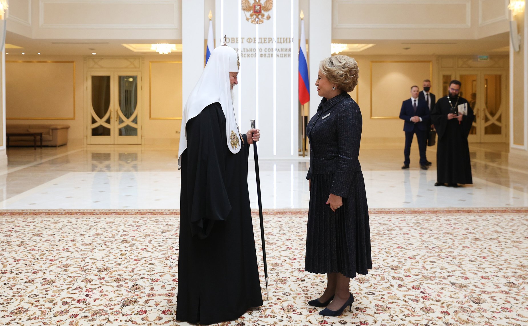 Встреча Председателя СФ Валентины Матвиенко со Святейшим Патриархом Московским и всея Руси Кириллом