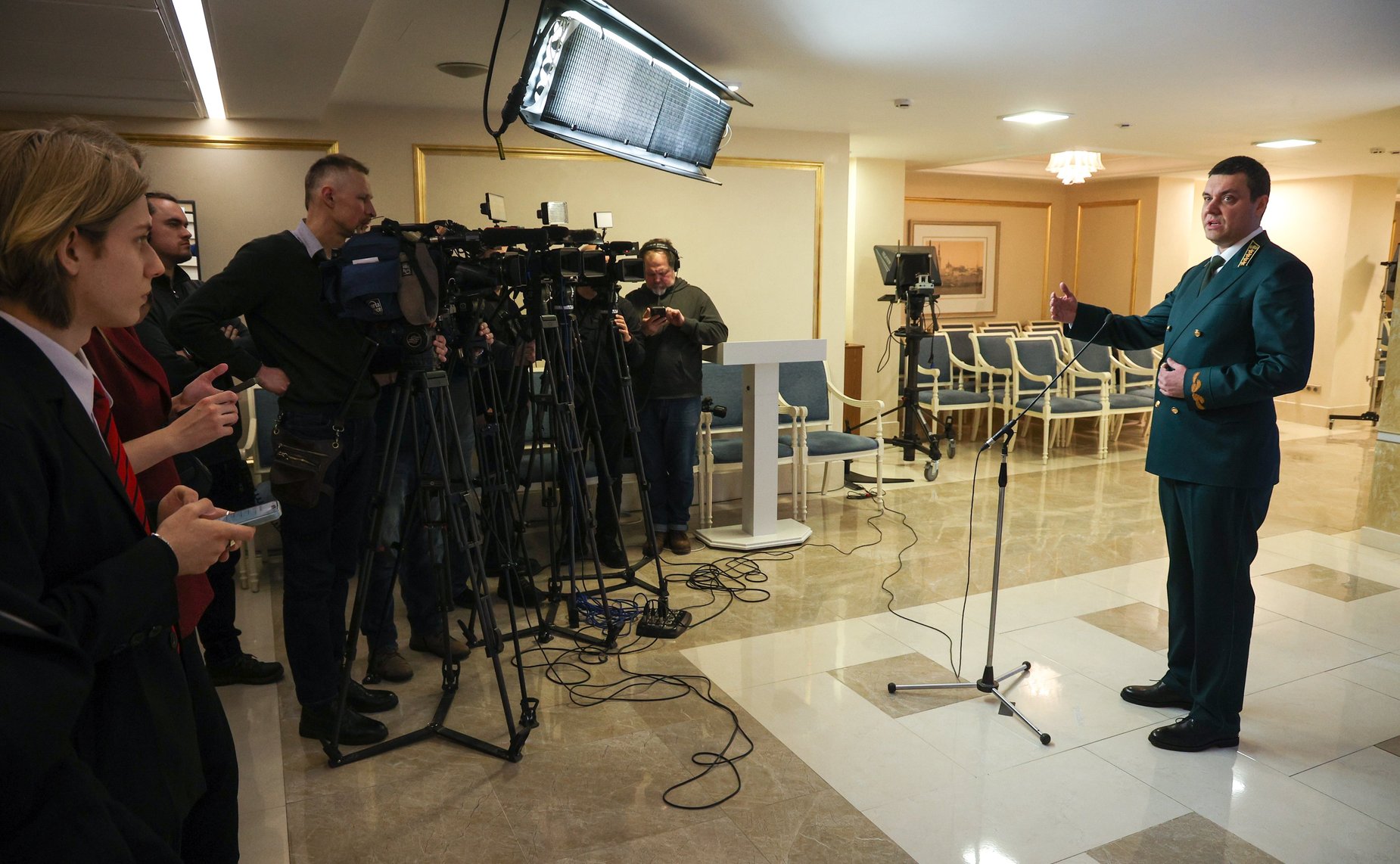 Пресс-подход Руководителя Федерального агентства лесного хозяйства Ивана Советникова